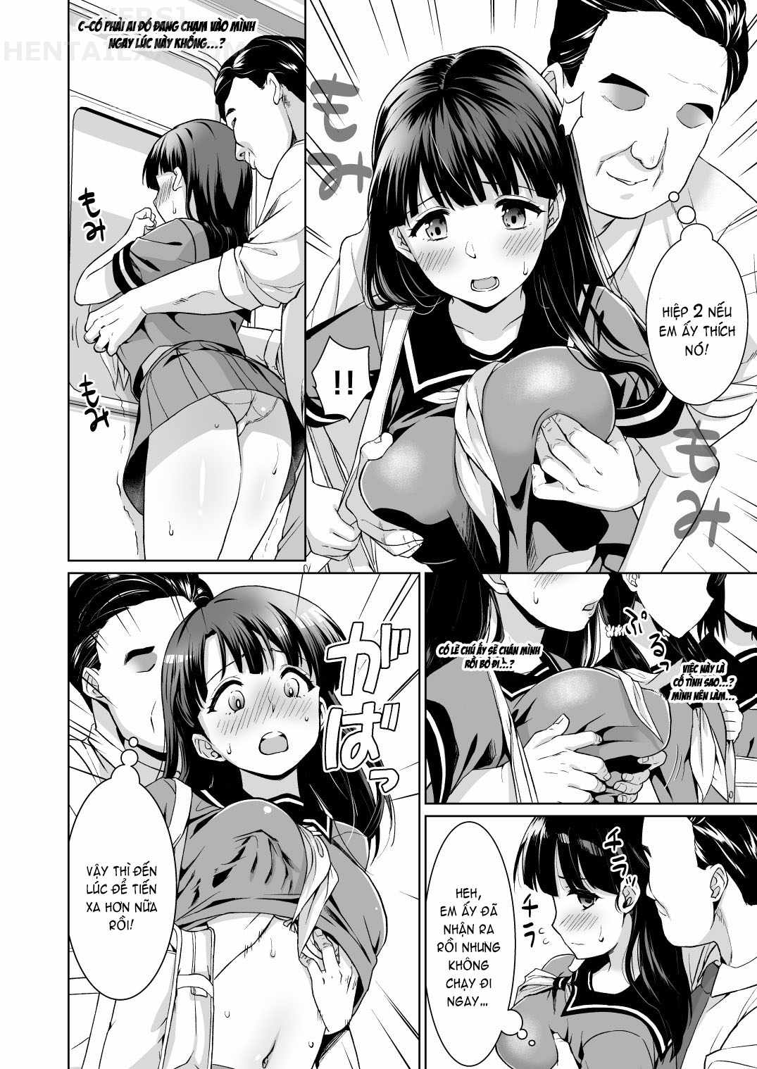 Đọc truyện hentai Iya Da To Ienai Jimikei Shoujo - Chap 4 - To Chikan Densha