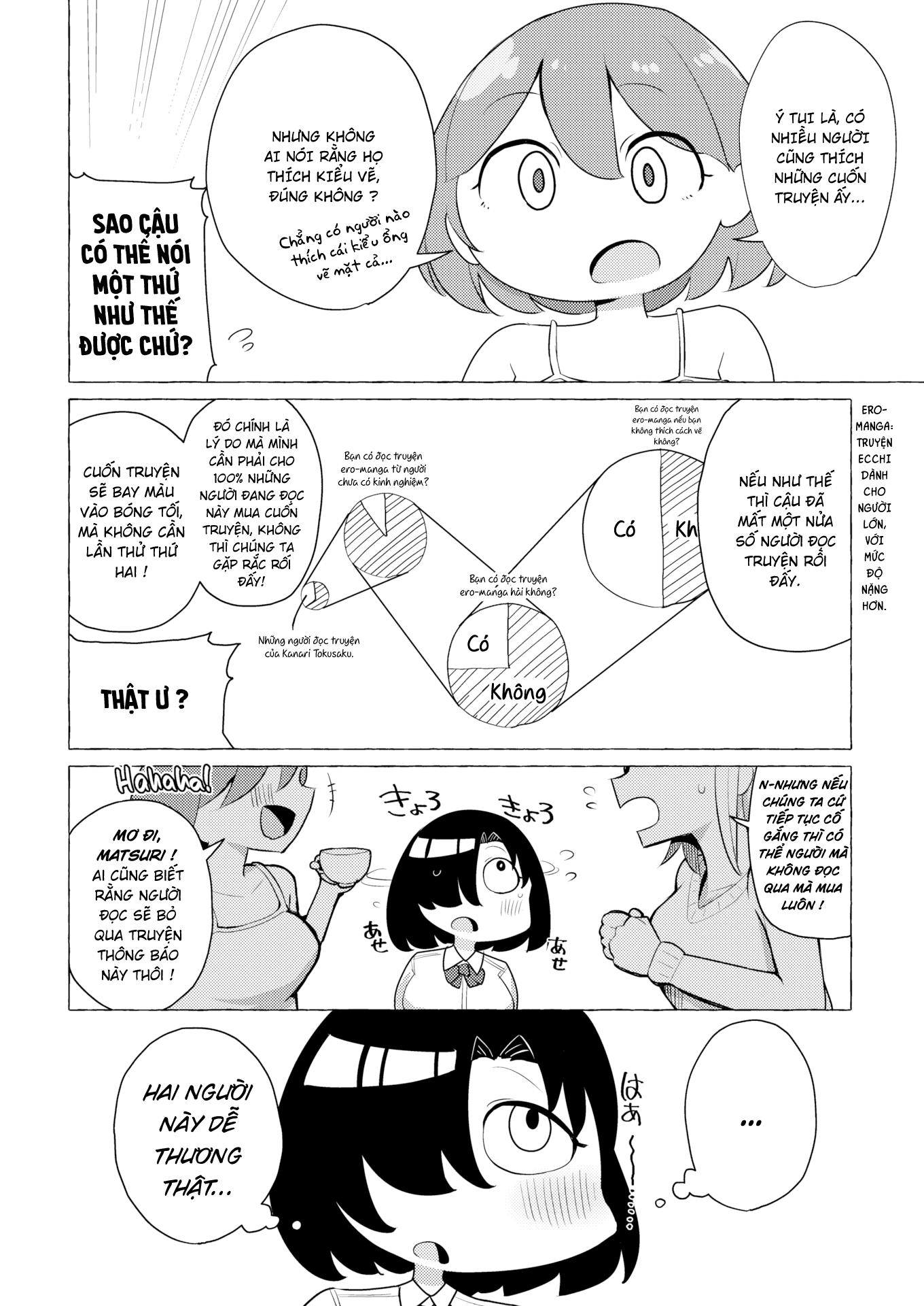 Đọc truyện hentai Cuốn truyện đầu tay của Kanari Tokusaku, Làm tình thật vui ! ❤ đã có mặt tại Nhật !! - Oneshot