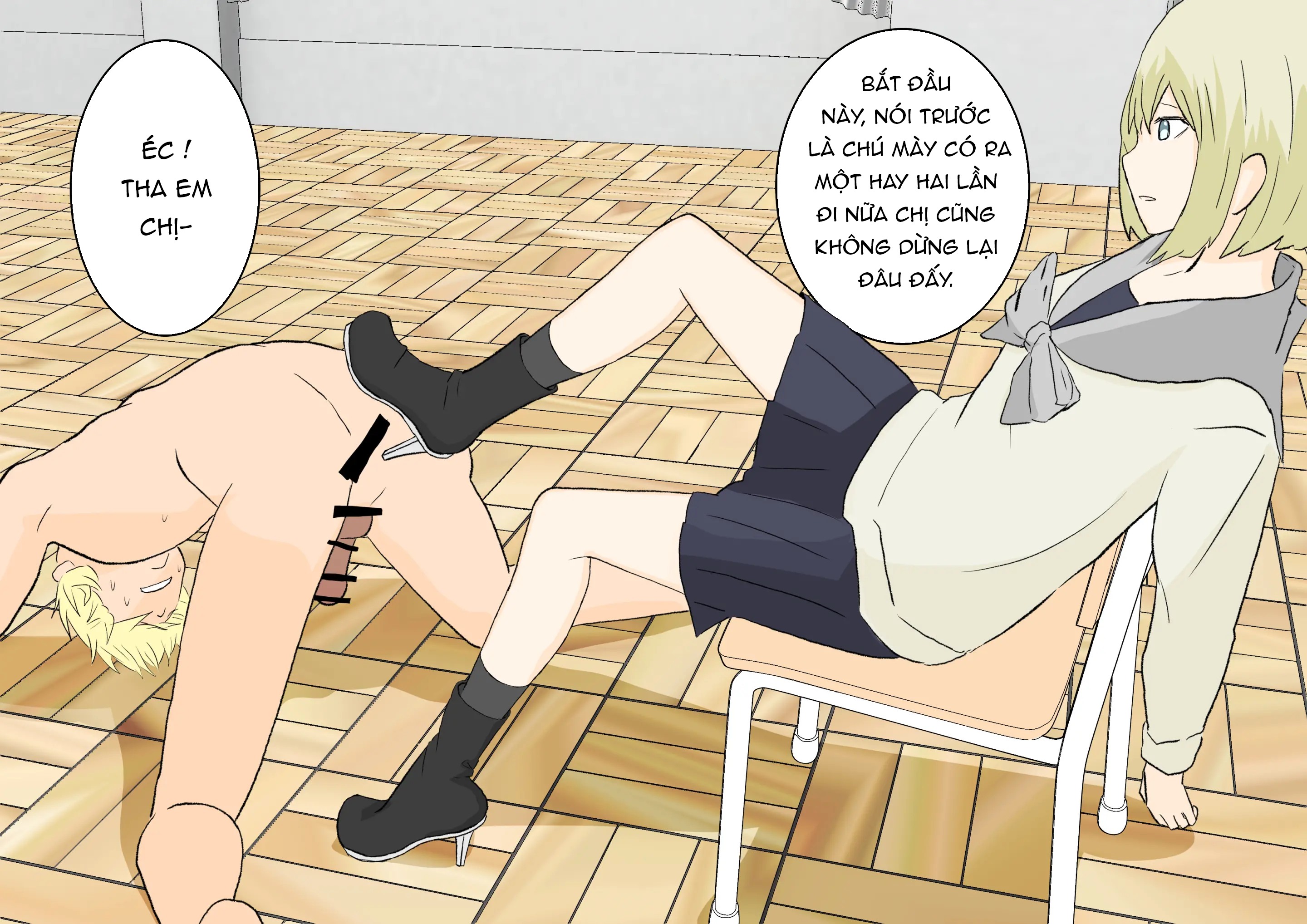 Đọc truyện hentai Hình phạt tra tấn chân của cán bộ kỷ luật - Oneshot