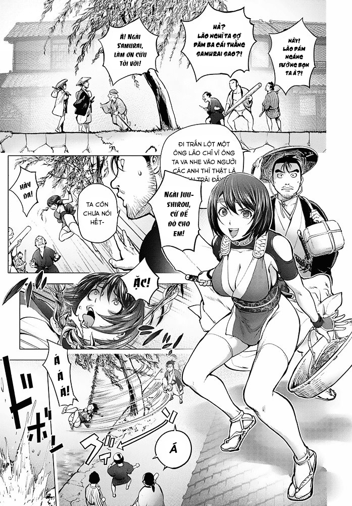 Đọc truyện hentai Nàng Kunoichi ngơ ngác - Chap 4 - Tai nạn đẫm nước