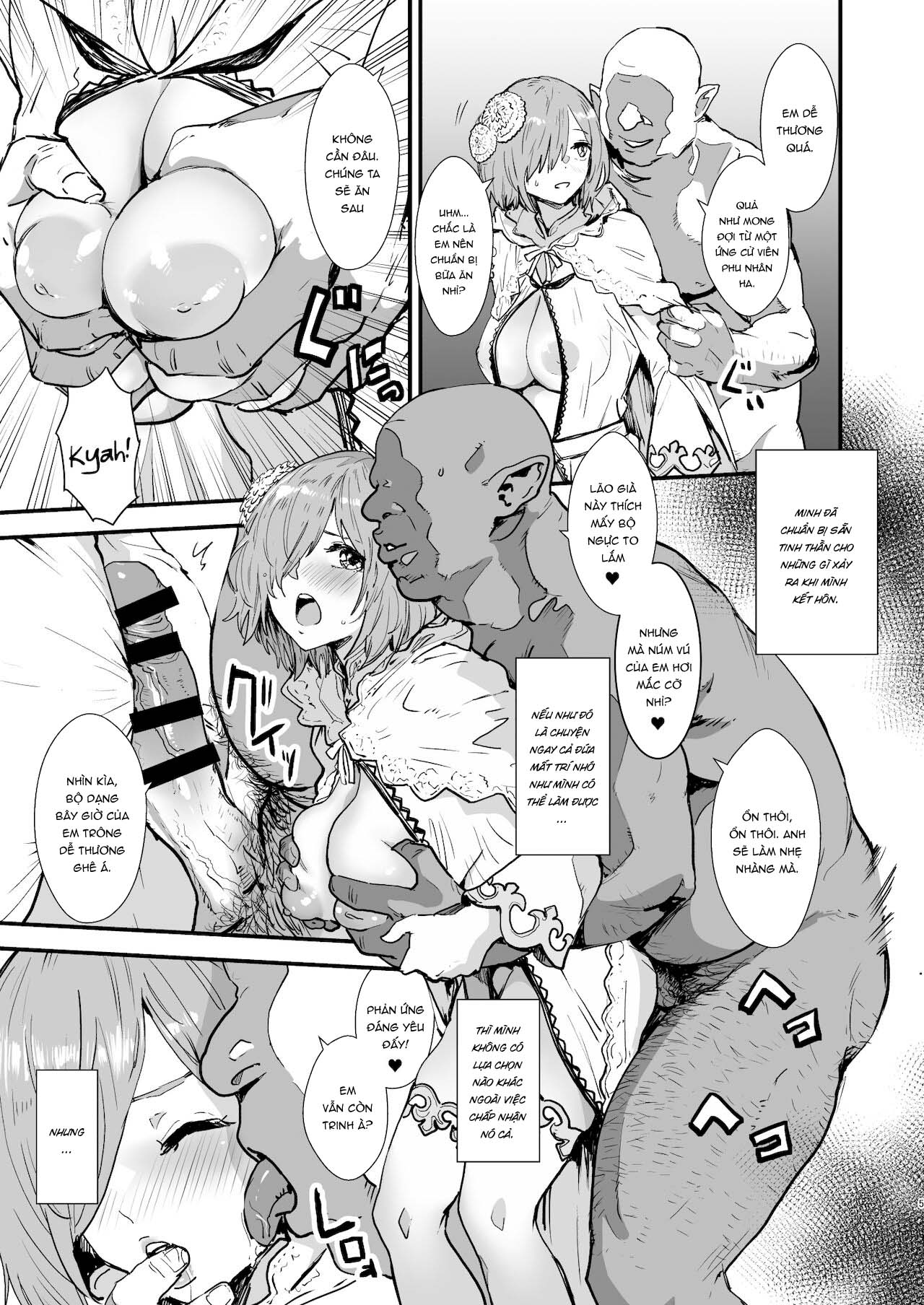 Đọc truyện hentai Mashu và khóa đào tạo cô dâu - Chap 1?