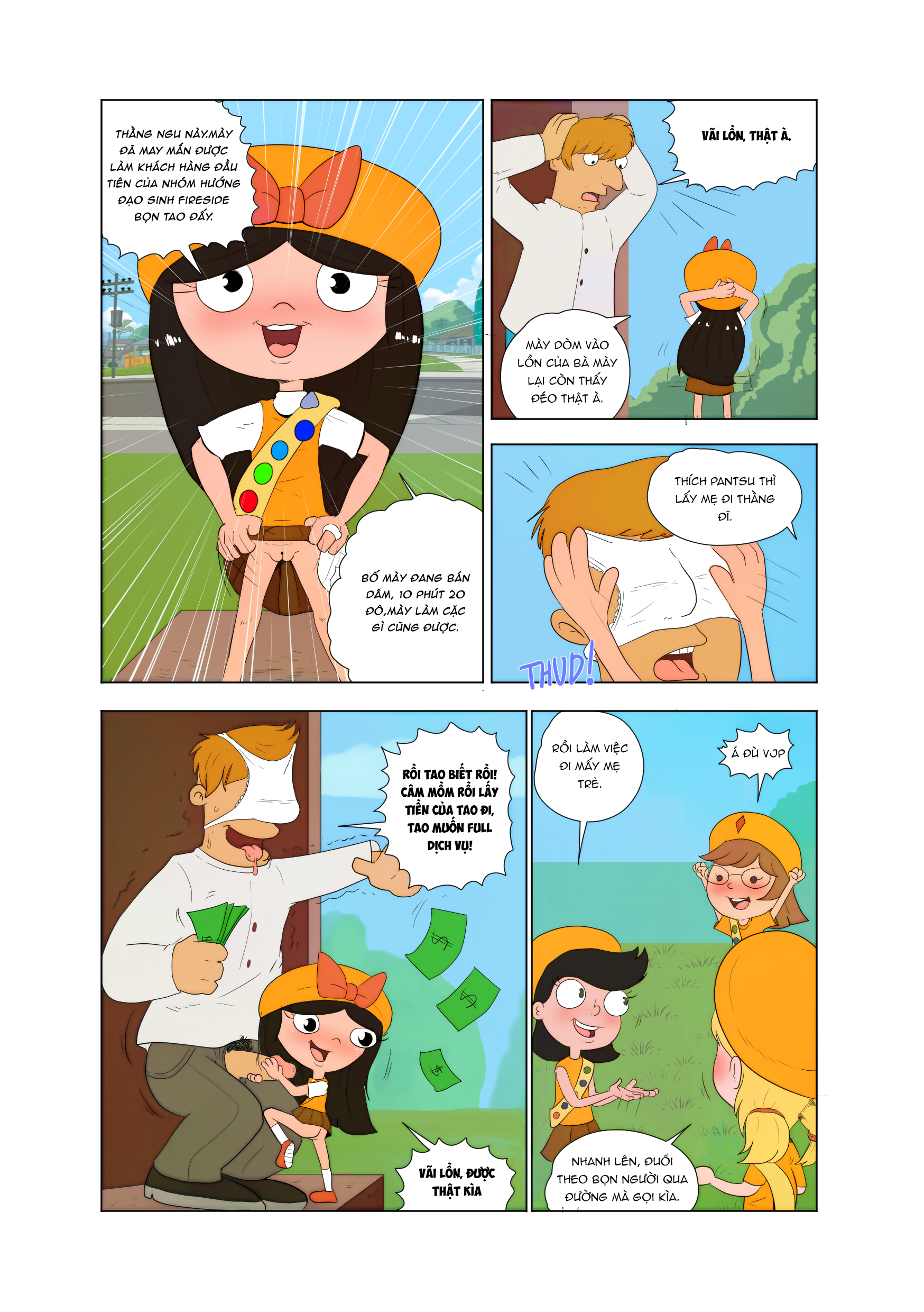 Đọc truyện hentai Phineas và Ferb: Fireslut Girls - Oneshot