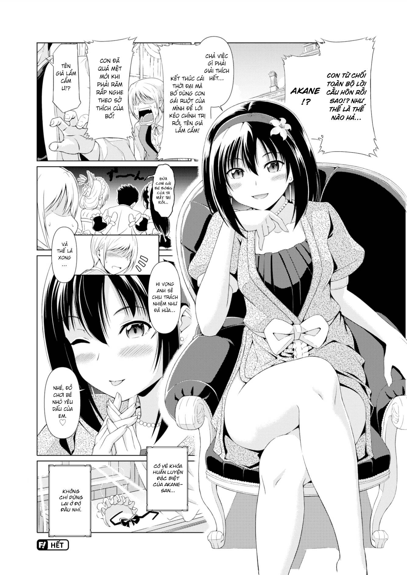 Đọc truyện hentai Khóa Huấn Luyện Của Nàng Hầu - Oneshot