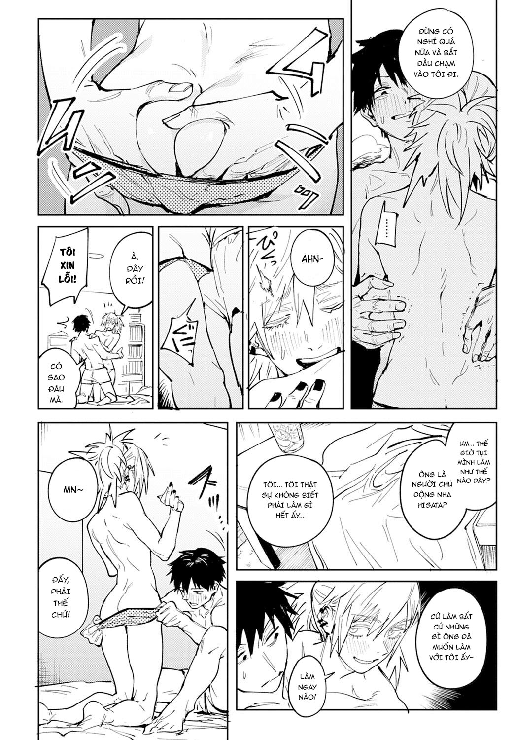 Đọc truyện hentai Rakki Taishyaku - Oneshot