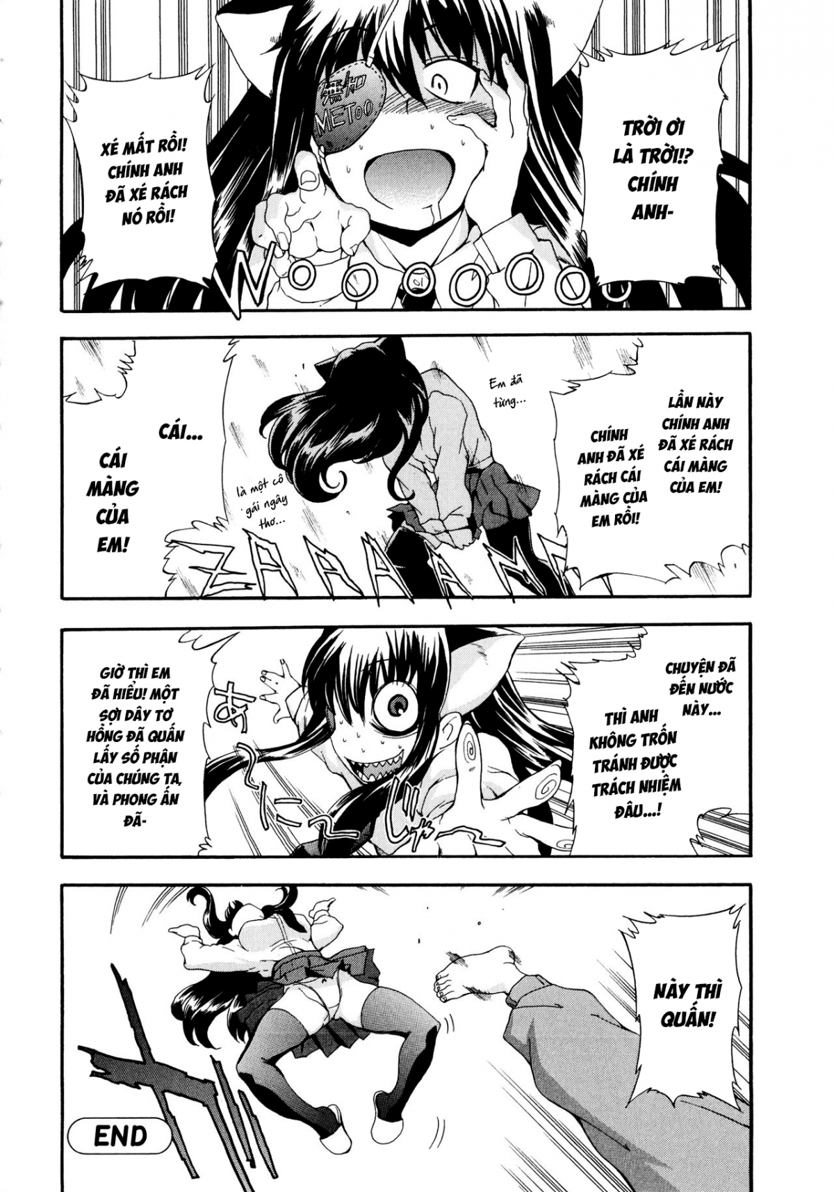 Đọc truyện hentai My Fucked-in-the-Head Younger Sister Comes in, Wearing Cat Ears and an Eyepatch - Oneshot