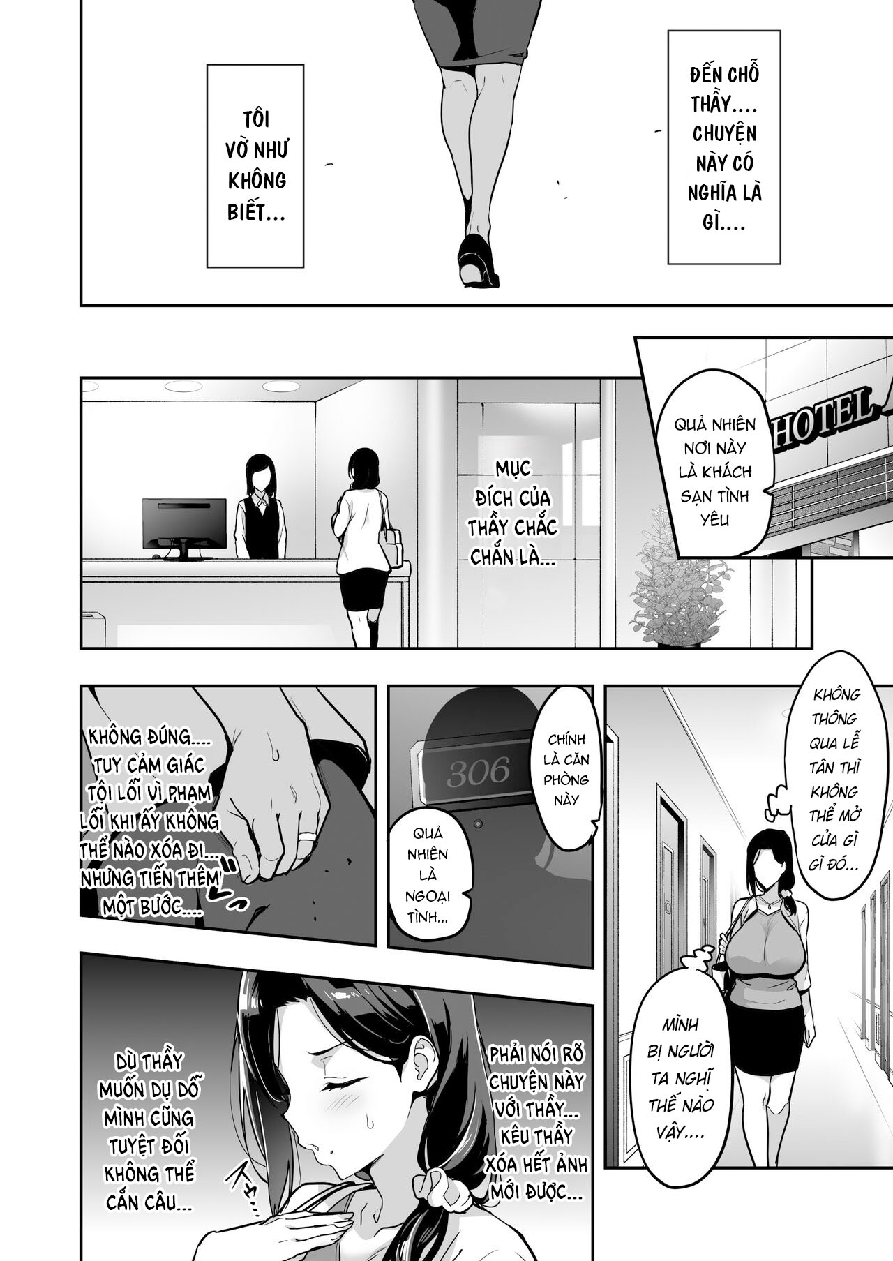 Đọc truyện hentai Hoa anh đào rũ xuống là tiến đen tối 2212 - Chap 2