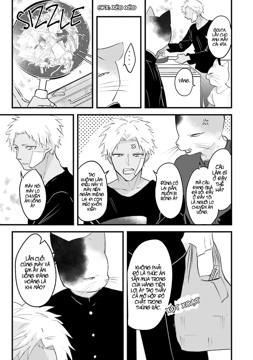 Đọc truyện hentai Trai và Mèo - Chap 1