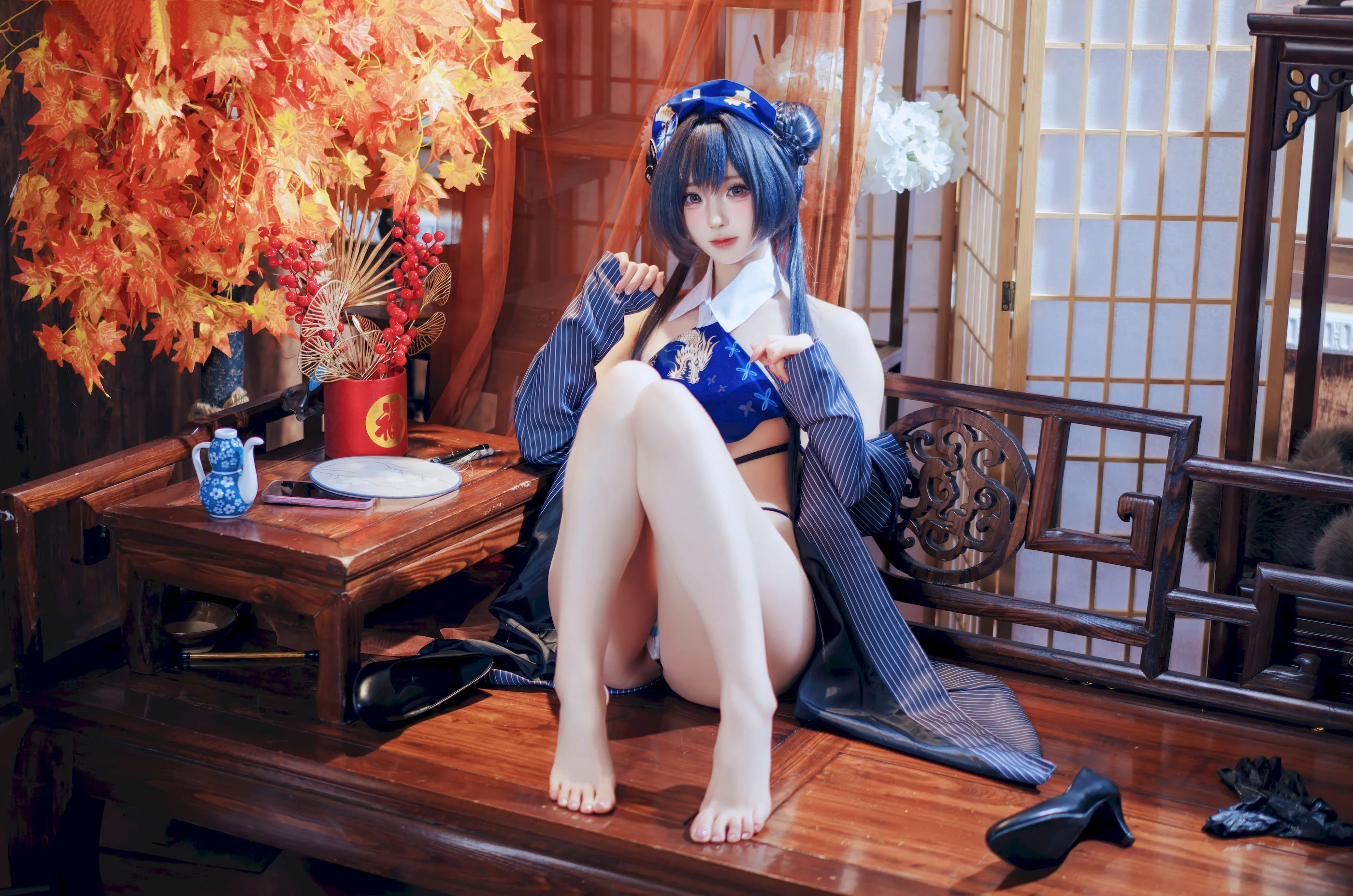 Đọc truyện hentai Tuyển tập Albums siêu phẩm Cosplay - Chap 1410 - Saionji Minamika, Azure Archives, Hime Saki