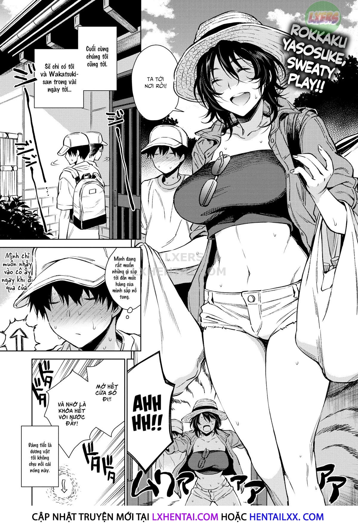 Đọc truyện hentai Một kỳ nghỉ hè đầy mồ hôi với Wakatsuki-san - Oneshot