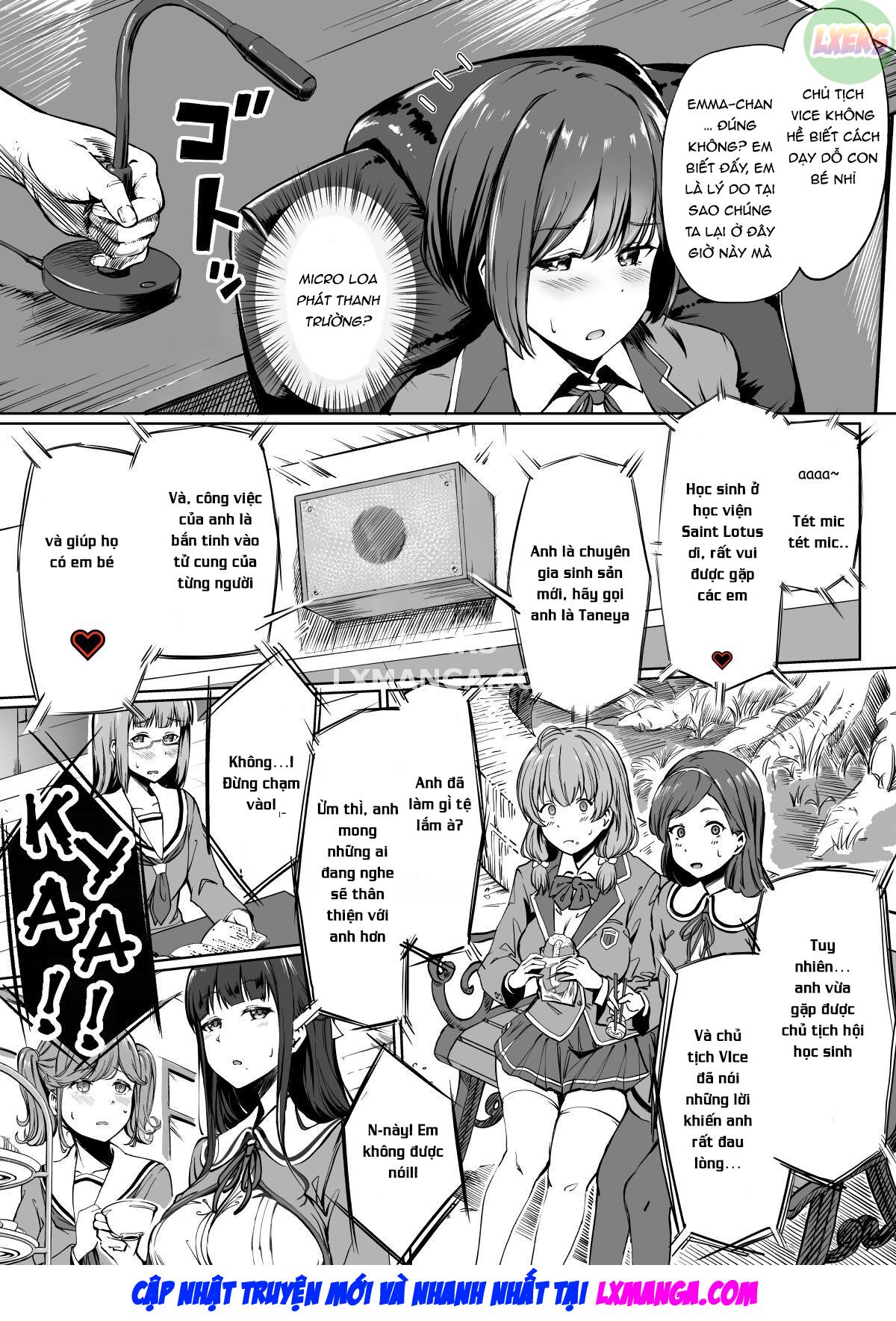 Đọc truyện hentai Học viện giao phối miễn phí - Chap 1