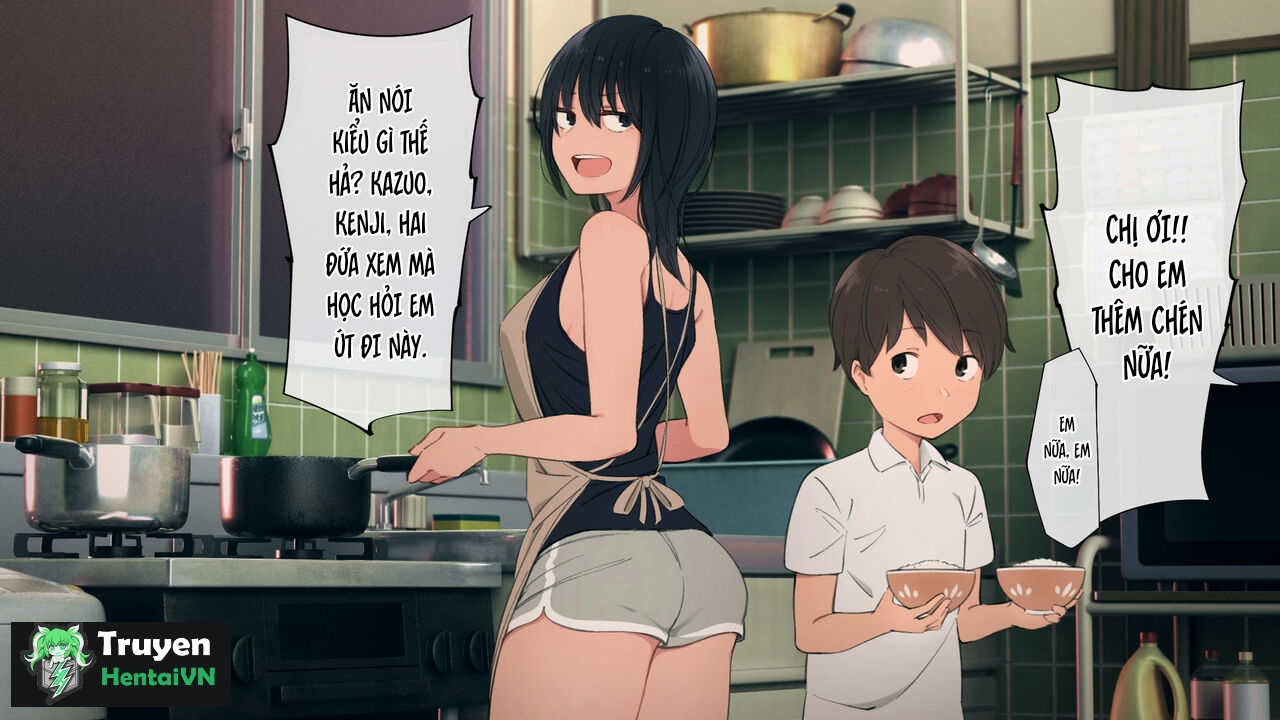 Đọc truyện hentai Toaru Daikazoku no Okazu Jijou ~Mamagawari Onee-chan Funtouki~ - chap1