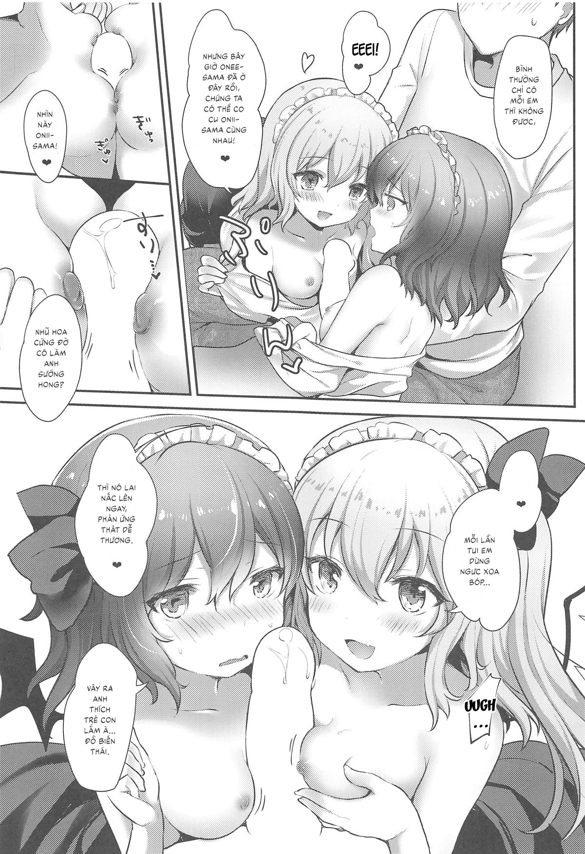 Đọc truyện hentai Hầu gái Scarlet Dự án Touhou - Oneshot