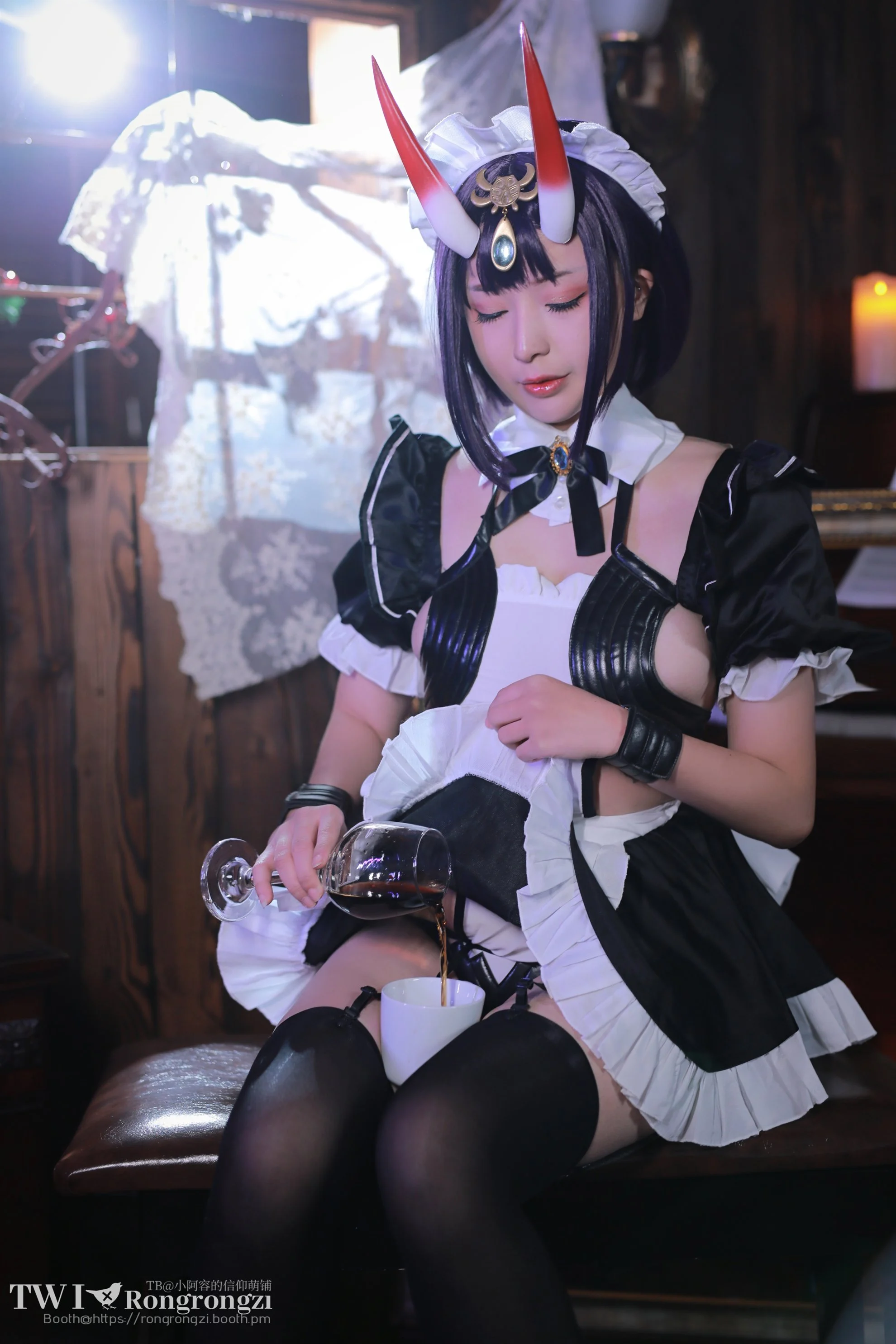 Đọc truyện hentai Tuyển tập Albums siêu phẩm Cosplay - Chap 897 - [Xiao Rongzi Gugugu] Shuten Doushi Maid (Fate Grand Order)