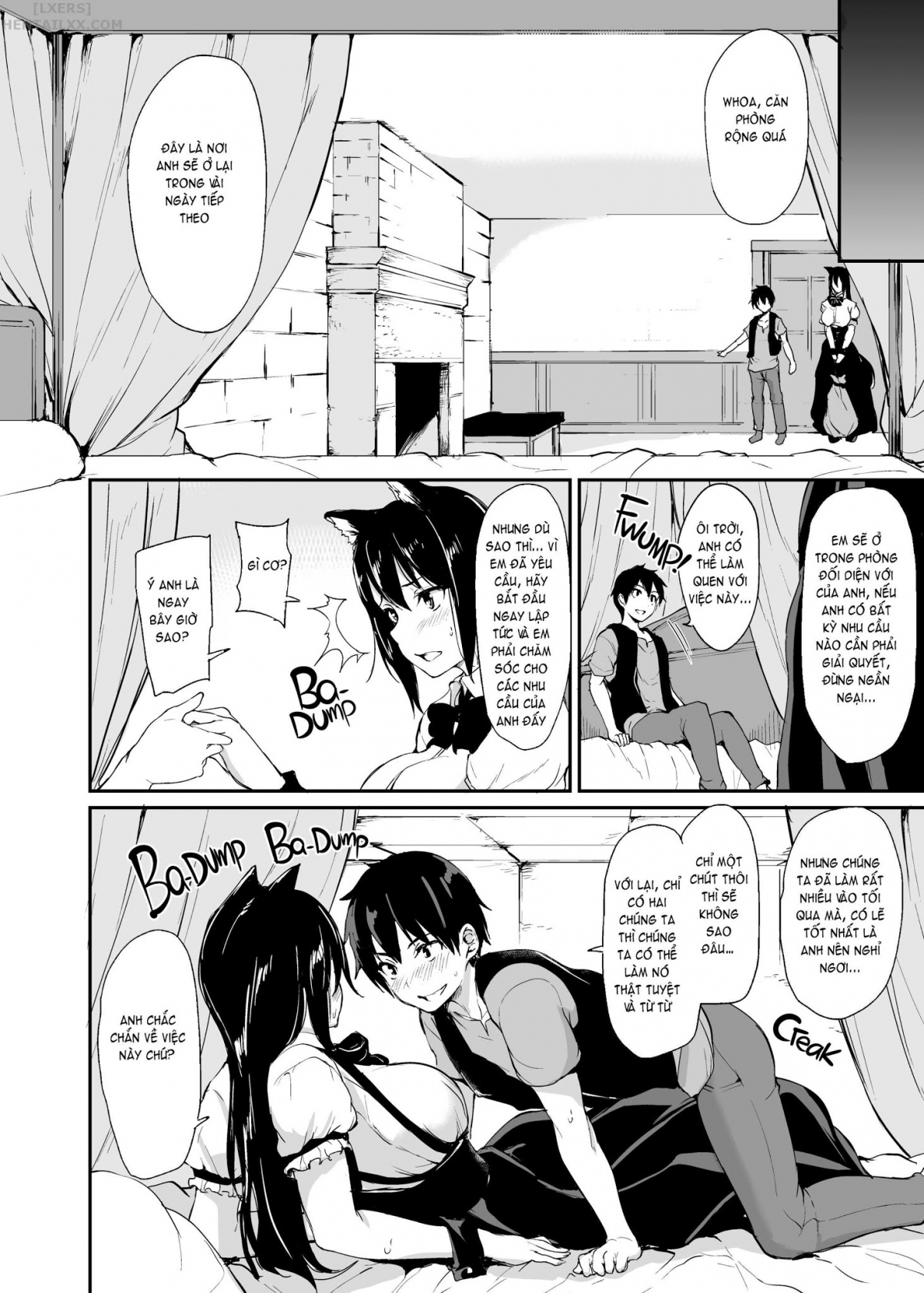 Đọc truyện hentai Tales of a Harem in Another World - Chap 3 - Creampie the Lady Knights!
