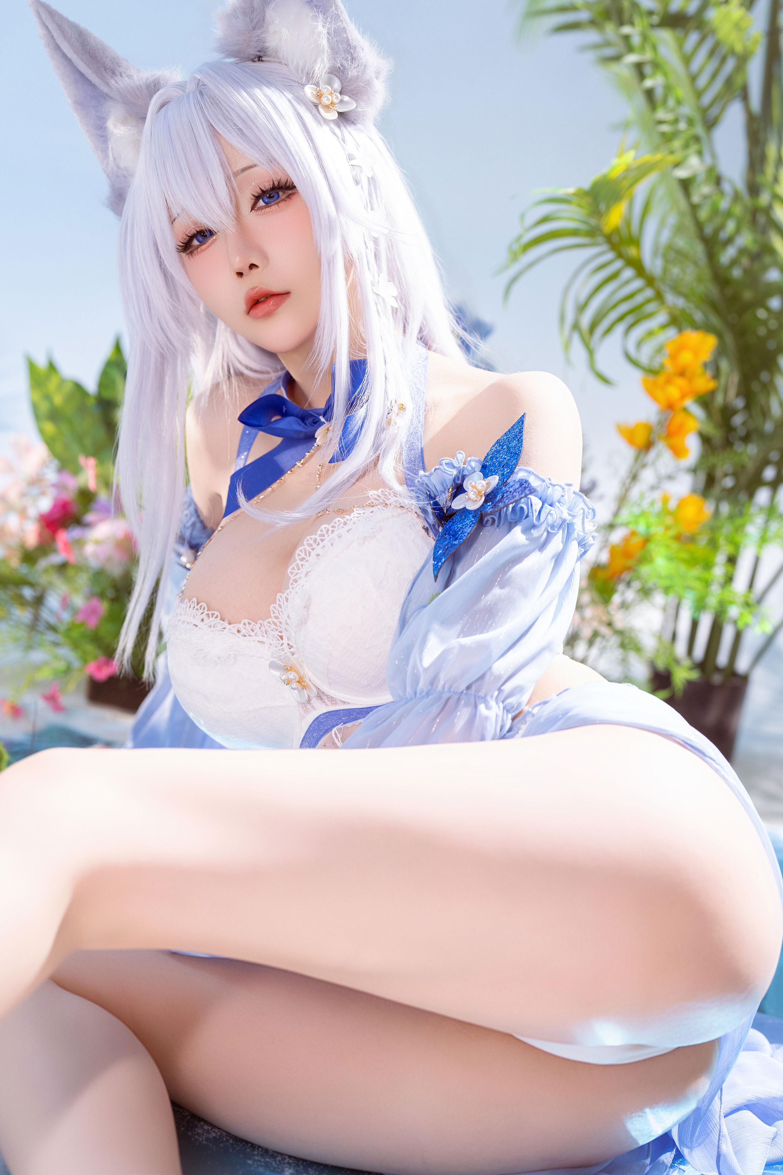 Đọc truyện hentai Tuyển tập Albums siêu phẩm Cosplay - Chap 1395 - Star's Lingering - Azur Lane Shinano Swimsuit