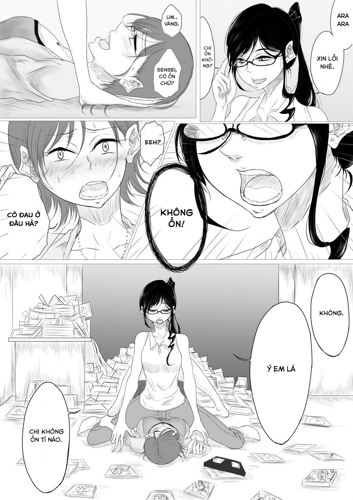 Đọc truyện hentai Bí mật không nói được - Oneshot