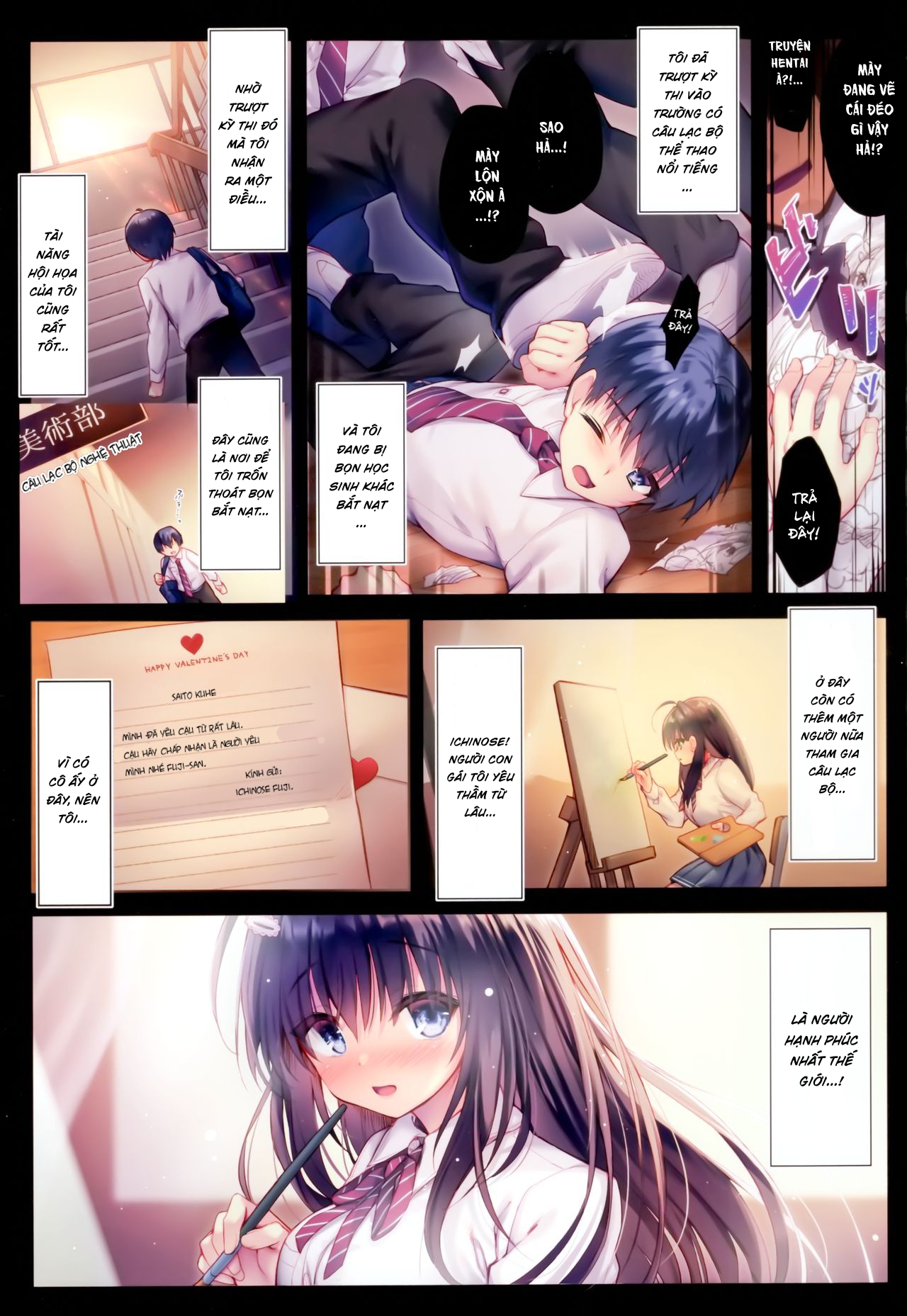 Đọc truyện hentai Chuyện tình câu lạc bộ vẽ - Oneshot