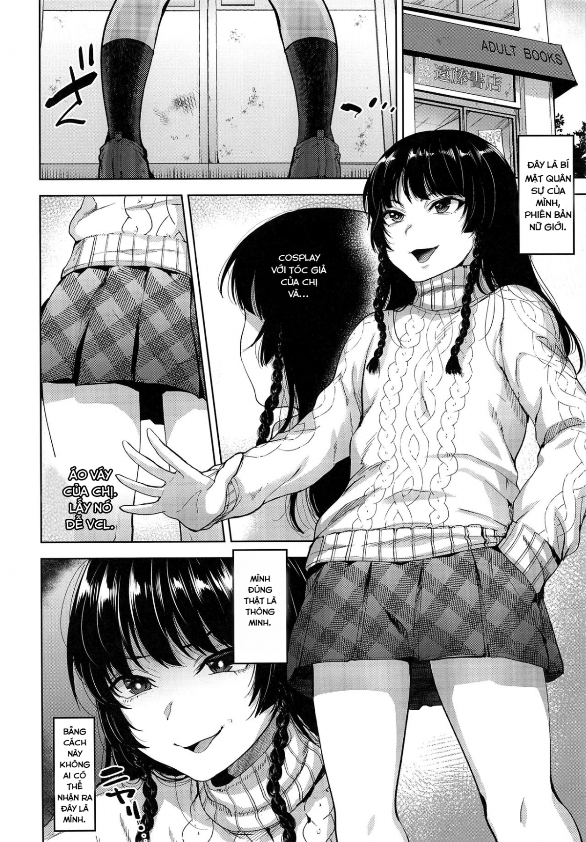 Đọc truyện hentai Manbiki Josou Shounen Oshioki Fuck - Oneshot