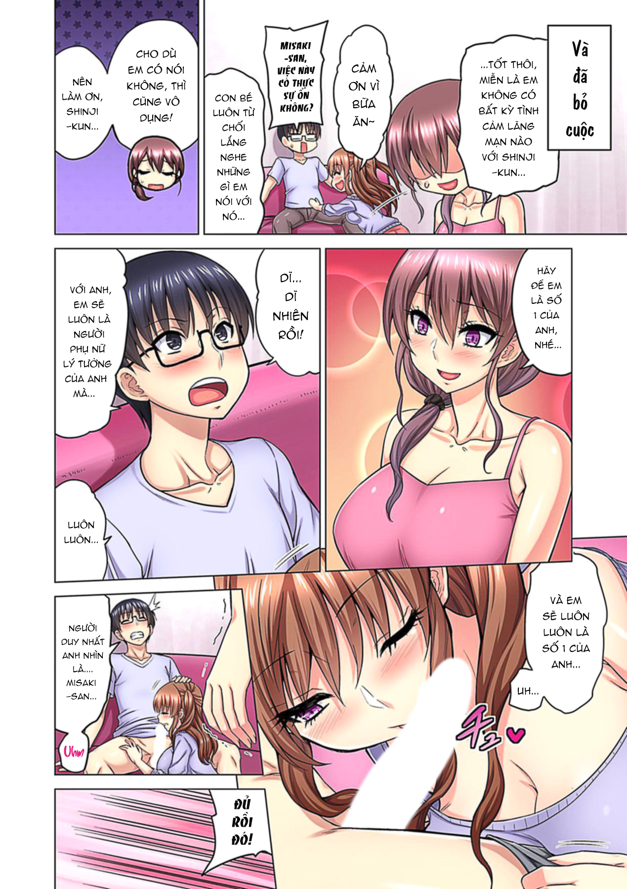 Đọc truyện hentai M-jo Joushi to no Sex o Sekai ni Haishinchuu? Icchau Tokoro ga Haishin sarechau~! - Chapter 04