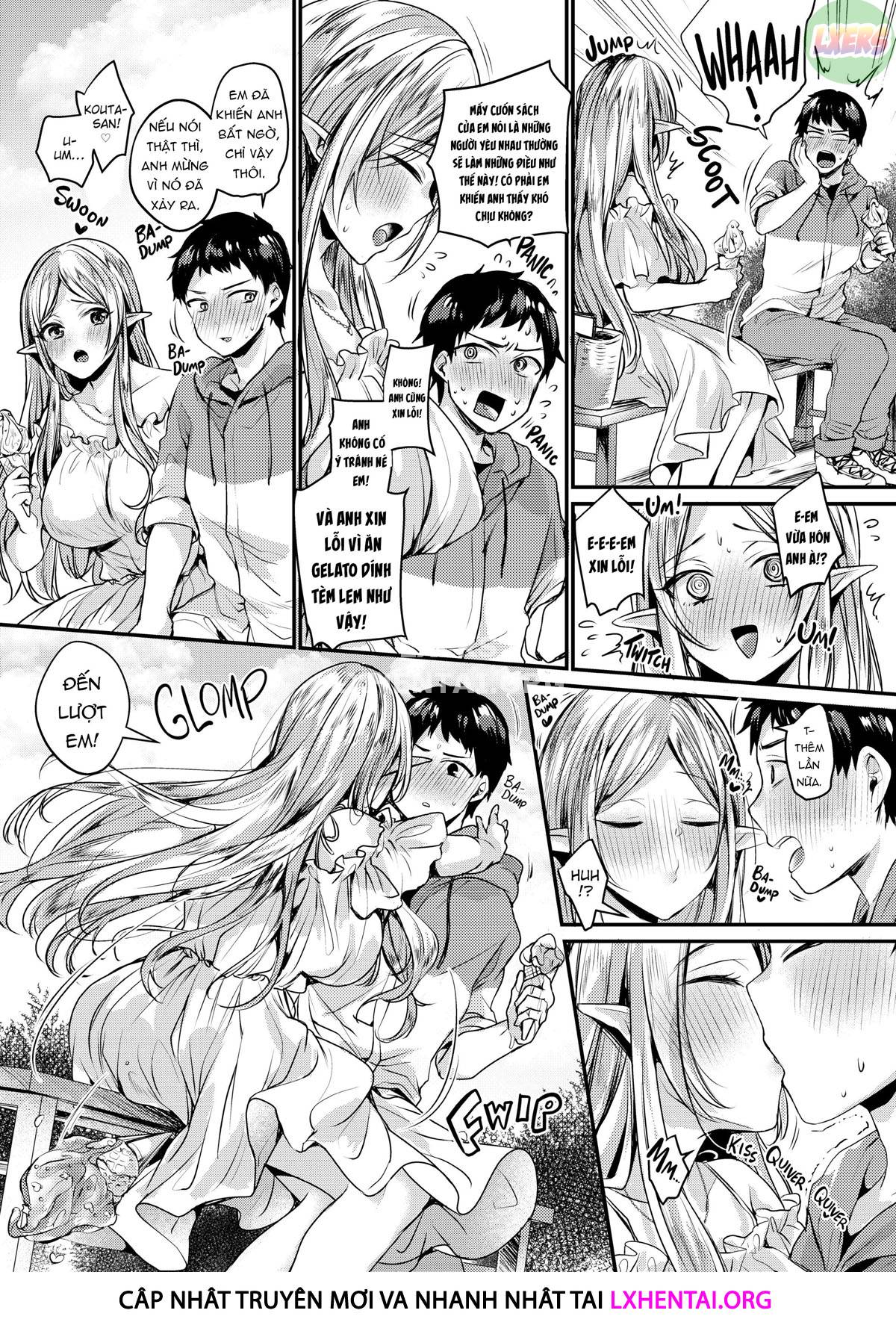 Đọc truyện hentai Ngất ngây ngọt ngào nóng bỏng - Chap 1 - An Exciting Date with My Elven Girlfriend