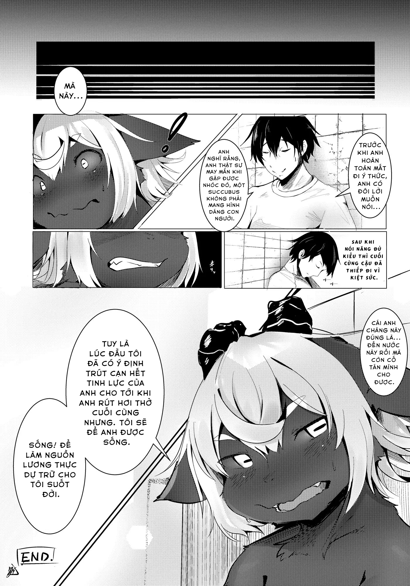 Đọc truyện hentai Succubus No Junan - Oneshot