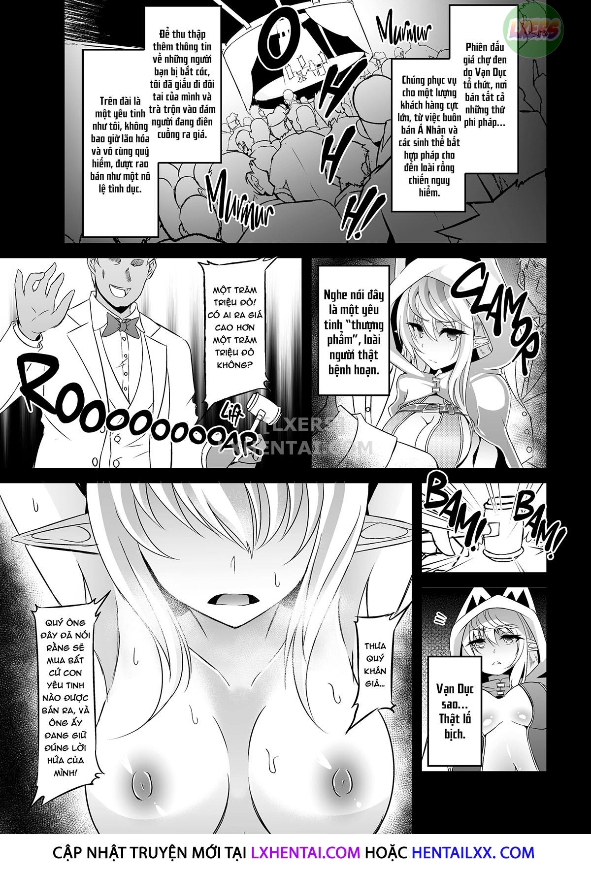 Đọc truyện hentai Nàng Elf chạy trốn - Chap 4