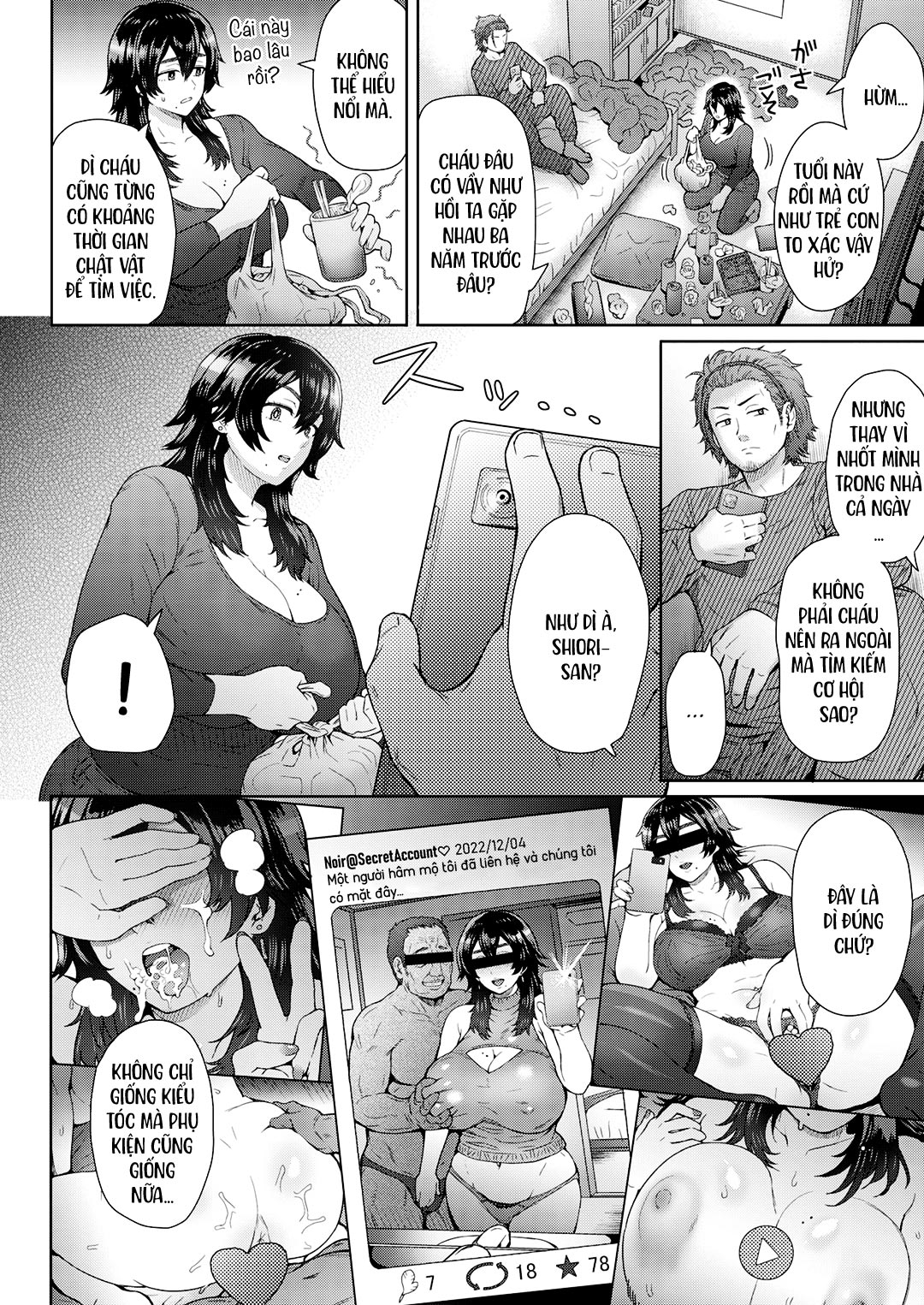 Đọc truyện hentai Dì tôi có một tài khoản bí mật - Oneshot