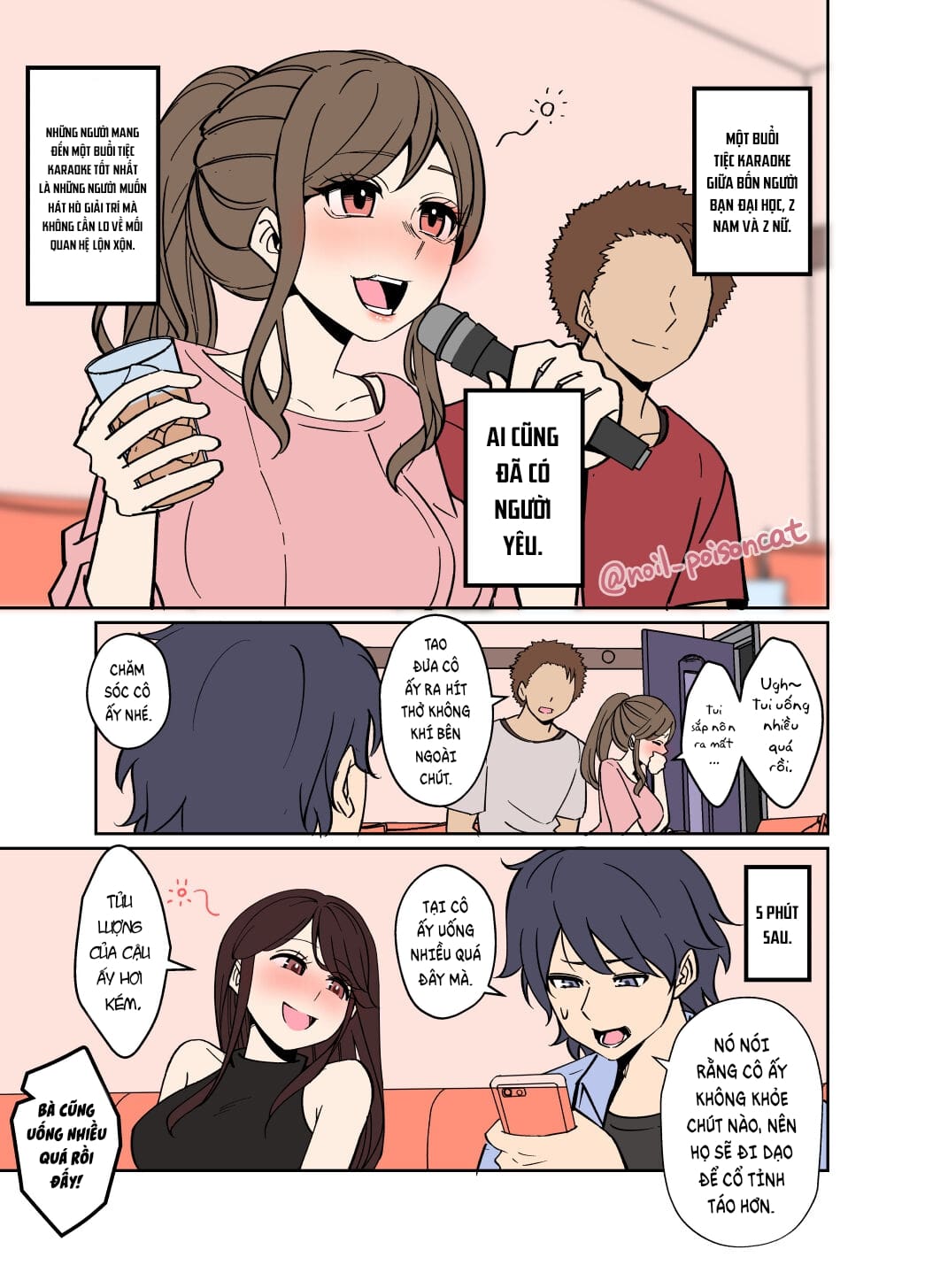 Đọc truyện hentai Những cô bạn sinh viên say xỉn - Oneshot