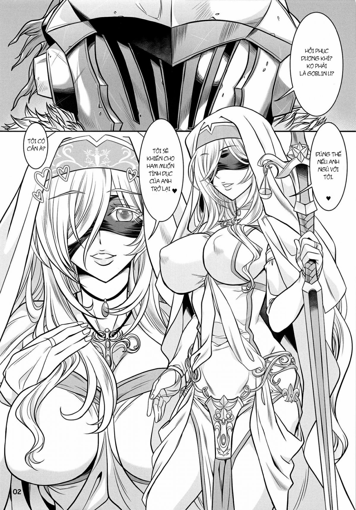Đọc truyện hentai Hồi Dương Tráng Khí (Goblin Slayer) - Oneshot