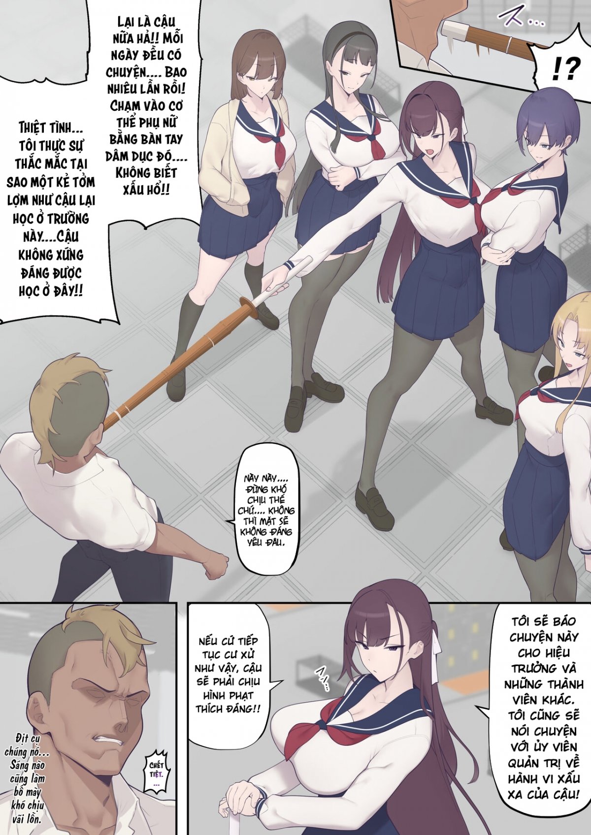 Đọc truyện hentai Daraku Seitokai ~Hiiragi Ayane Hen~ - Chap 1