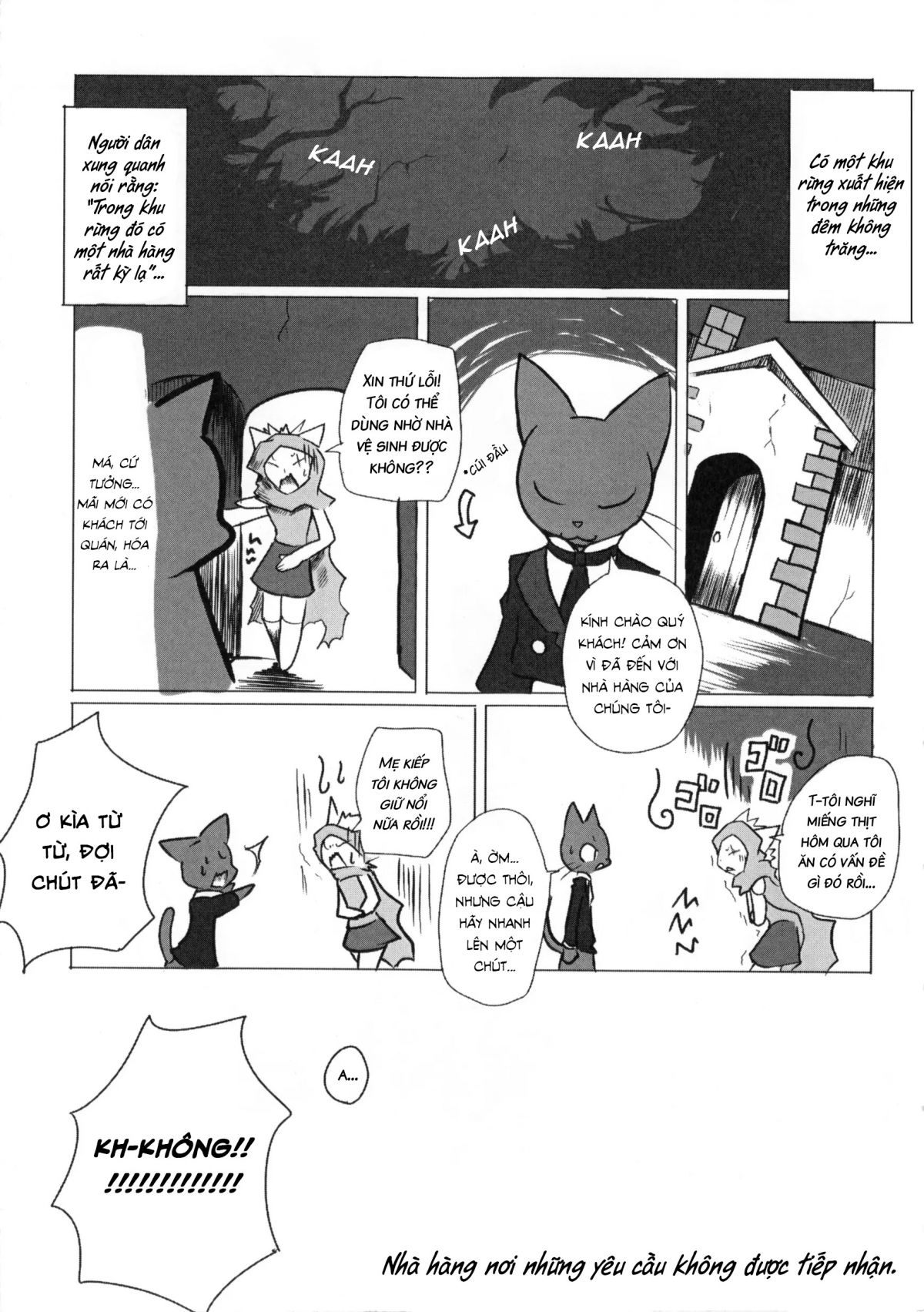 Đọc truyện hentai Nhà hàng nơi những yêu cầu không được tiếp nhận. - Oneshot