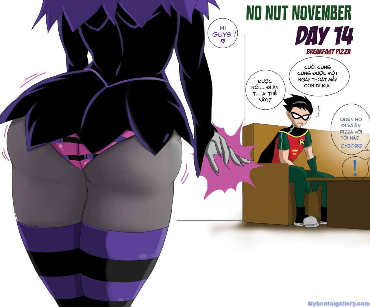 Đọc truyện hentai Teen Titan - No Nut November - Oneshot