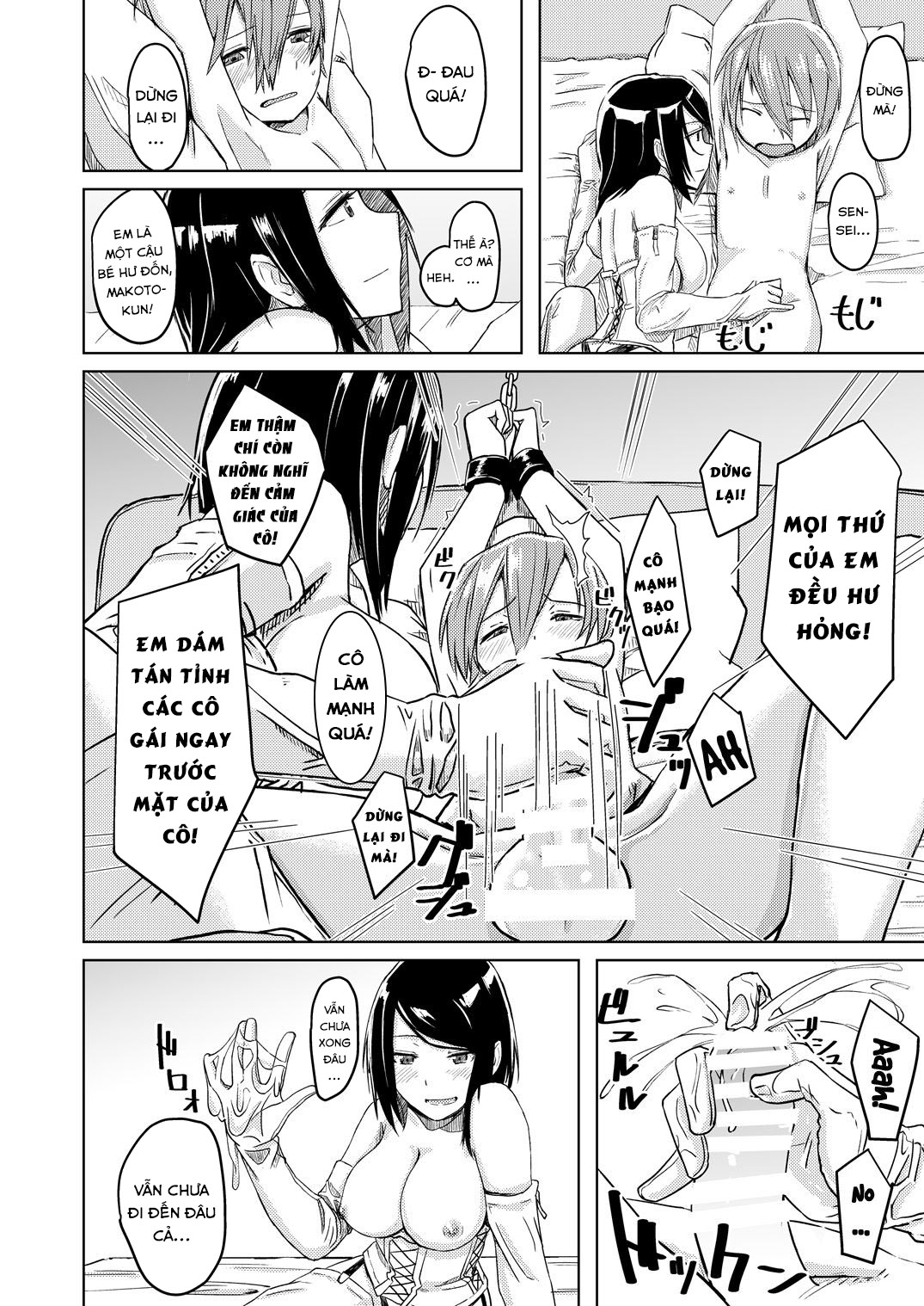 Đọc truyện hentai Restrained and Raped by my Cram School Teacher - Oneshot