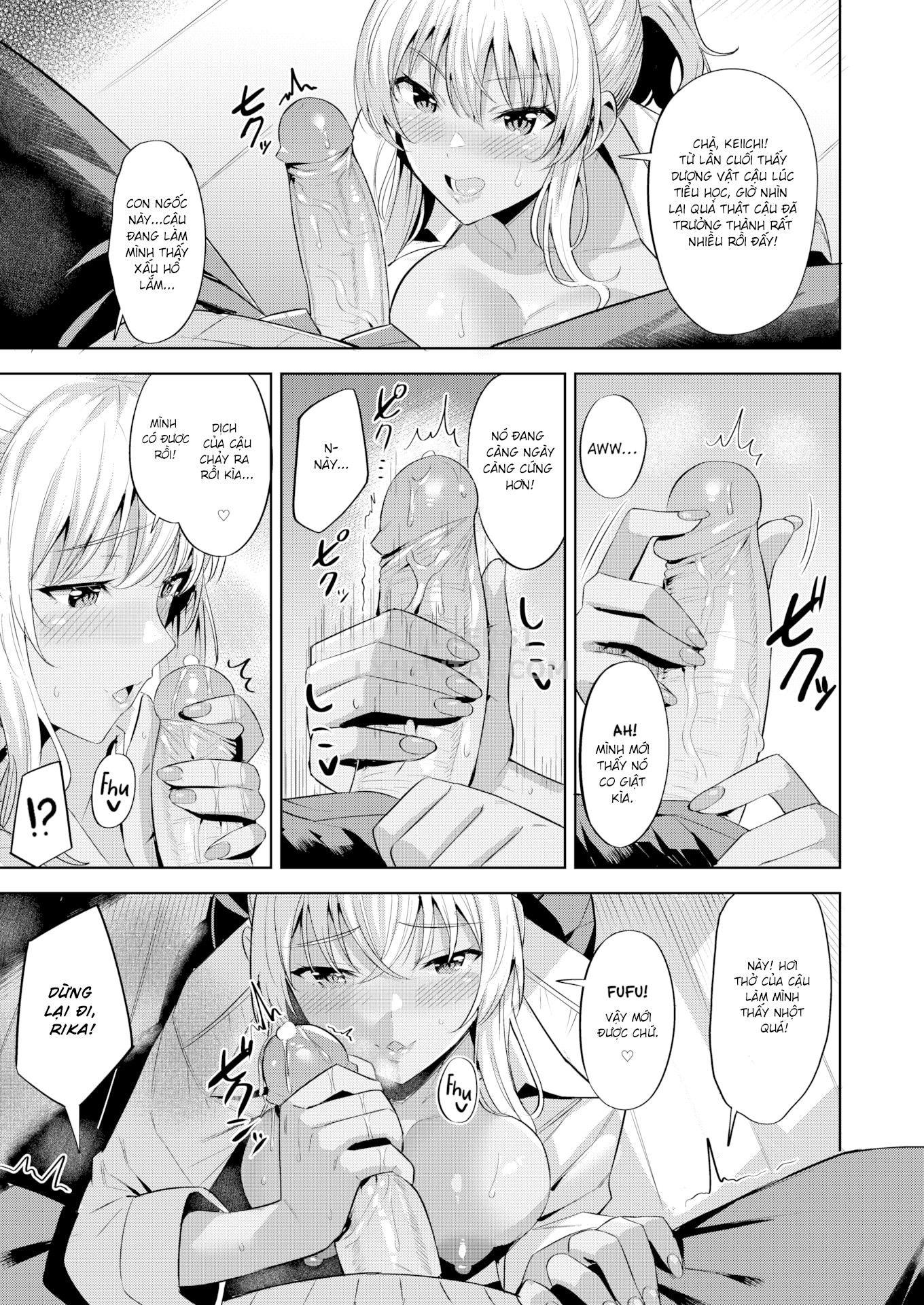 Đọc truyện hentai Kogal Study - Oneshot