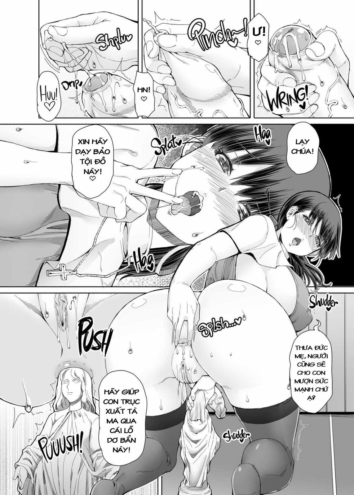 Đọc truyện hentai Một vài ghi chép về việc thủ dâm qua cửa sau của một nữ tu có cu - Chap 1