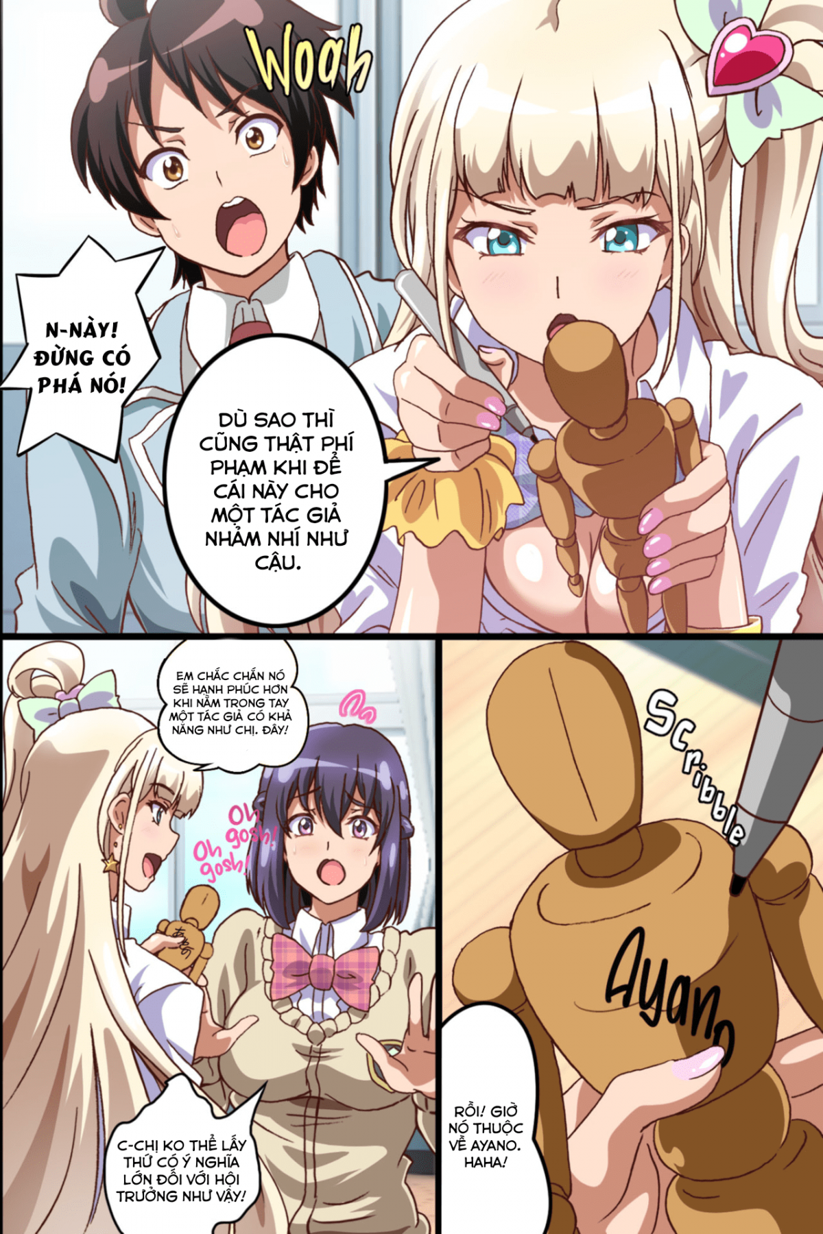 Đọc truyện hentai Búp Bê Kích Dục - Chap 1 - Hội trưởng! Hãy chiếm lấy em đi!