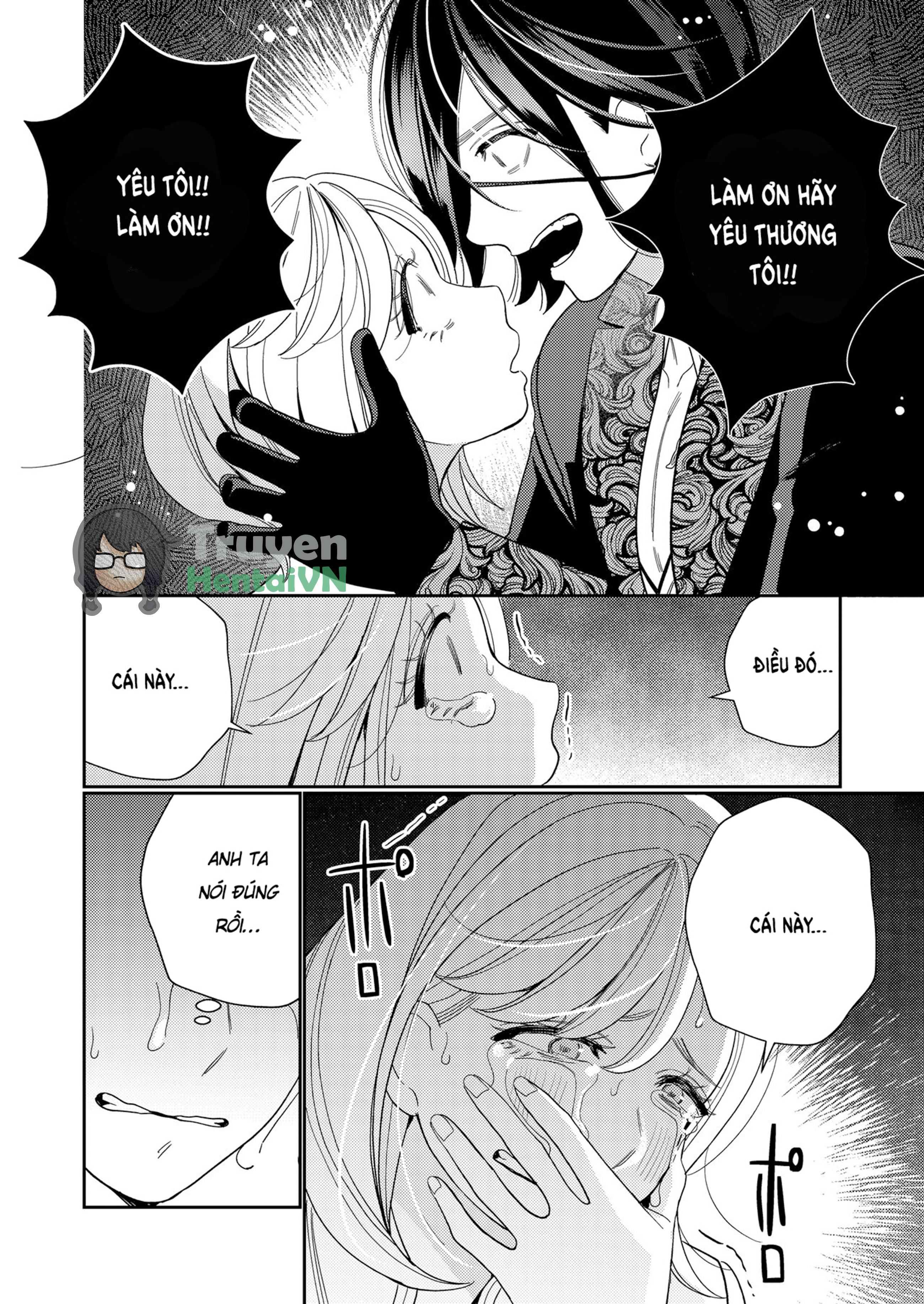 Đọc truyện hentai Seijo wa Tekikoku no Ou ni Otosareru - Oneshot