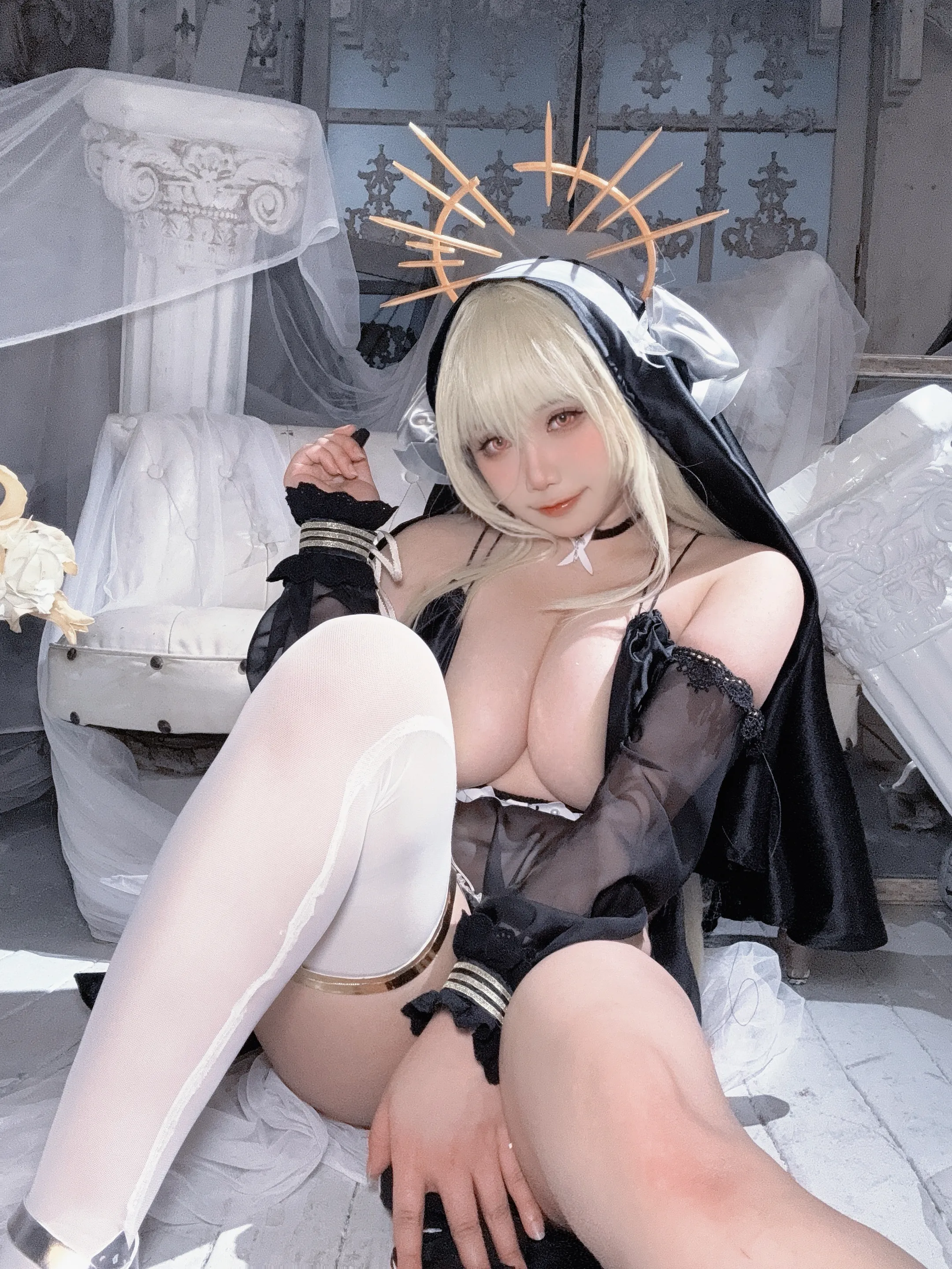 Đọc truyện hentai Tuyển tập Albums siêu phẩm Cosplay - Chap 953 - Sadako Peach - Azur Lane Vengeance