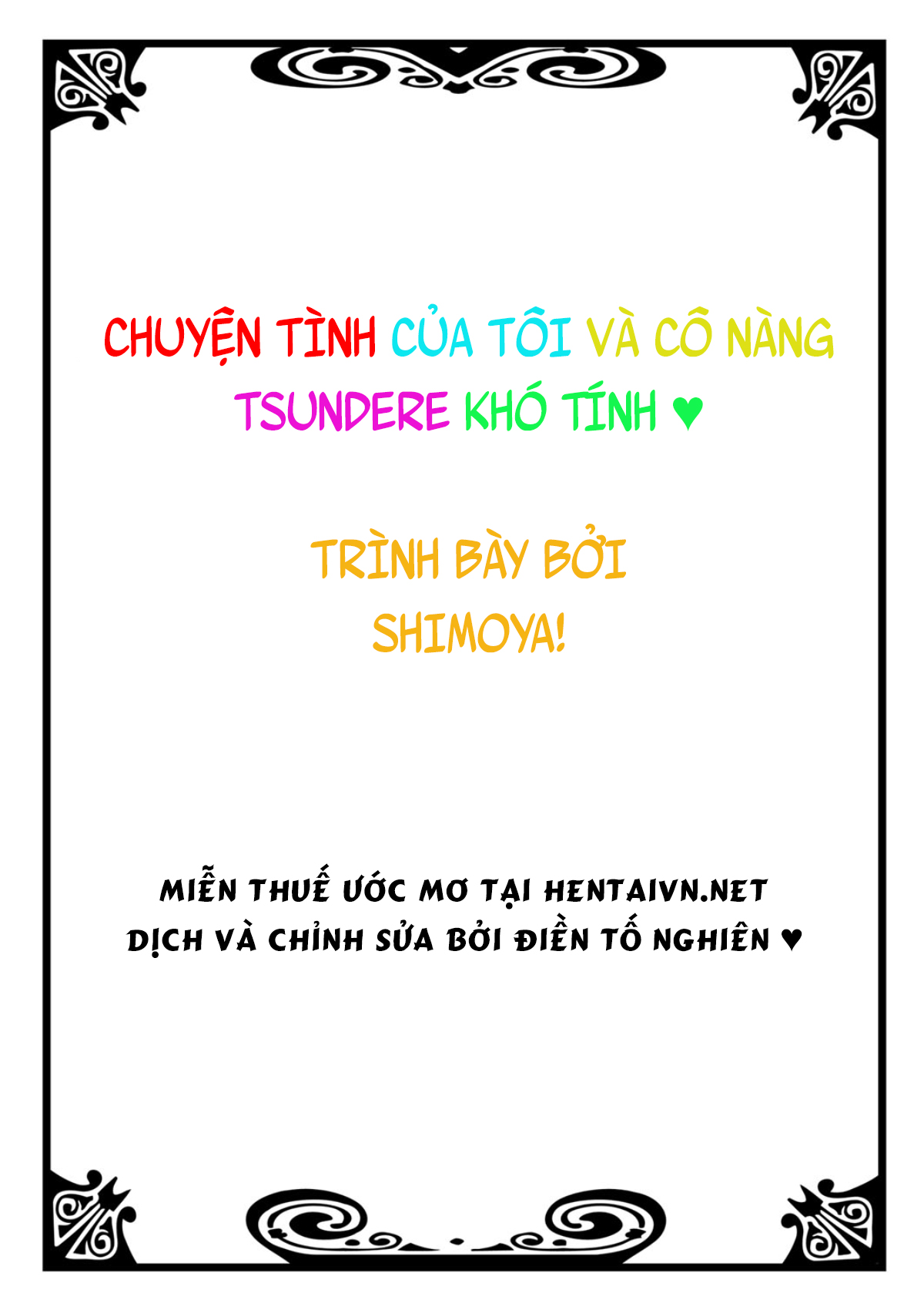 Đọc truyện hentai Chuyện Tình của Tôi và Cô Nàng Tsundere Khó Tính ♥ - Chap 1: Một Tình Huống Trớ Trêu