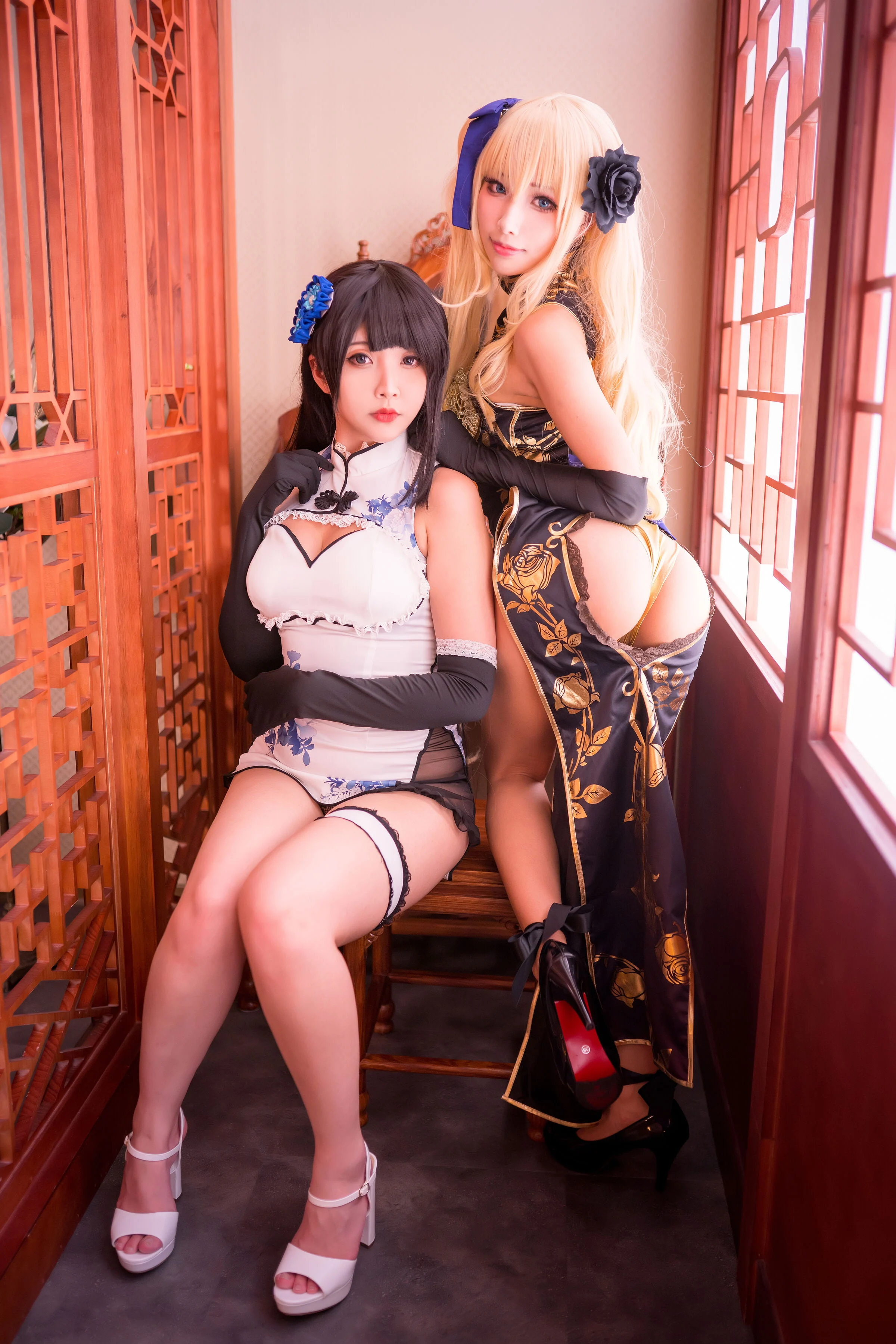 Đọc truyện hentai Tuyển tập Albums siêu phẩm Cosplay - Chap 631 - Hana Bunny x Hane Ame - Ping Yi x Jin Lian