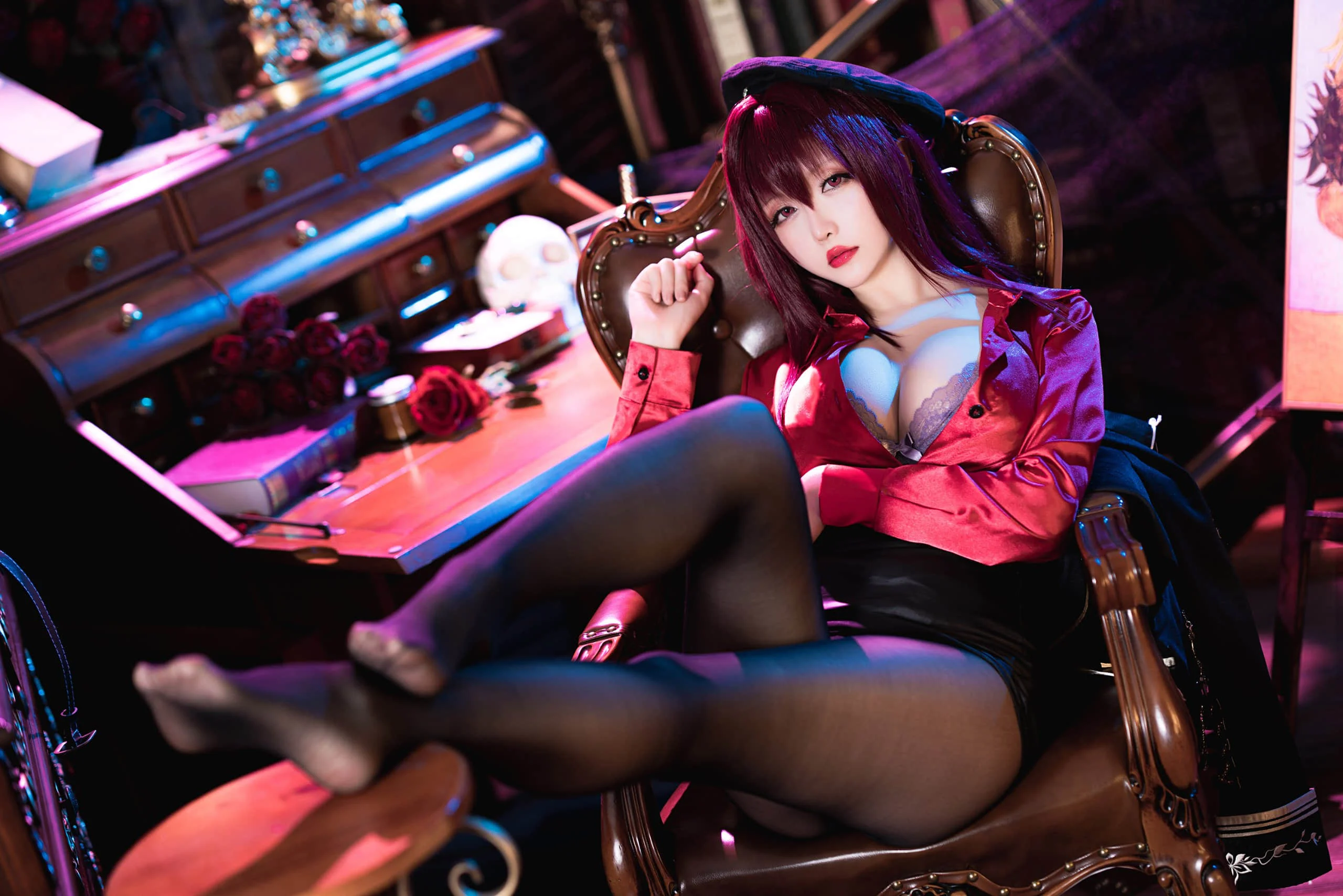 Đọc truyện hentai Tuyển tập Albums siêu phẩm Cosplay - Chap 779 - Star Chi Chi - Scathach True Red Spear