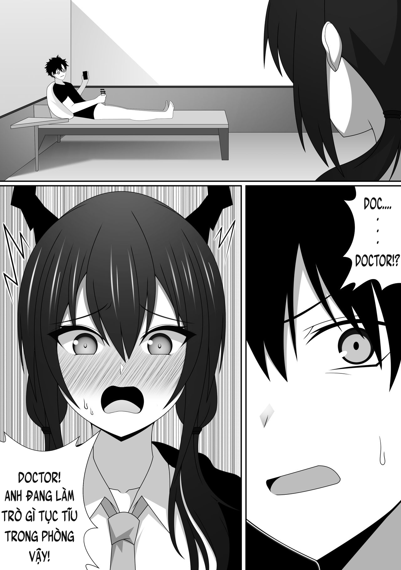 Đọc truyện hentai Em gái mọc sừng thân hình quyến rũ - Oneshot TYC