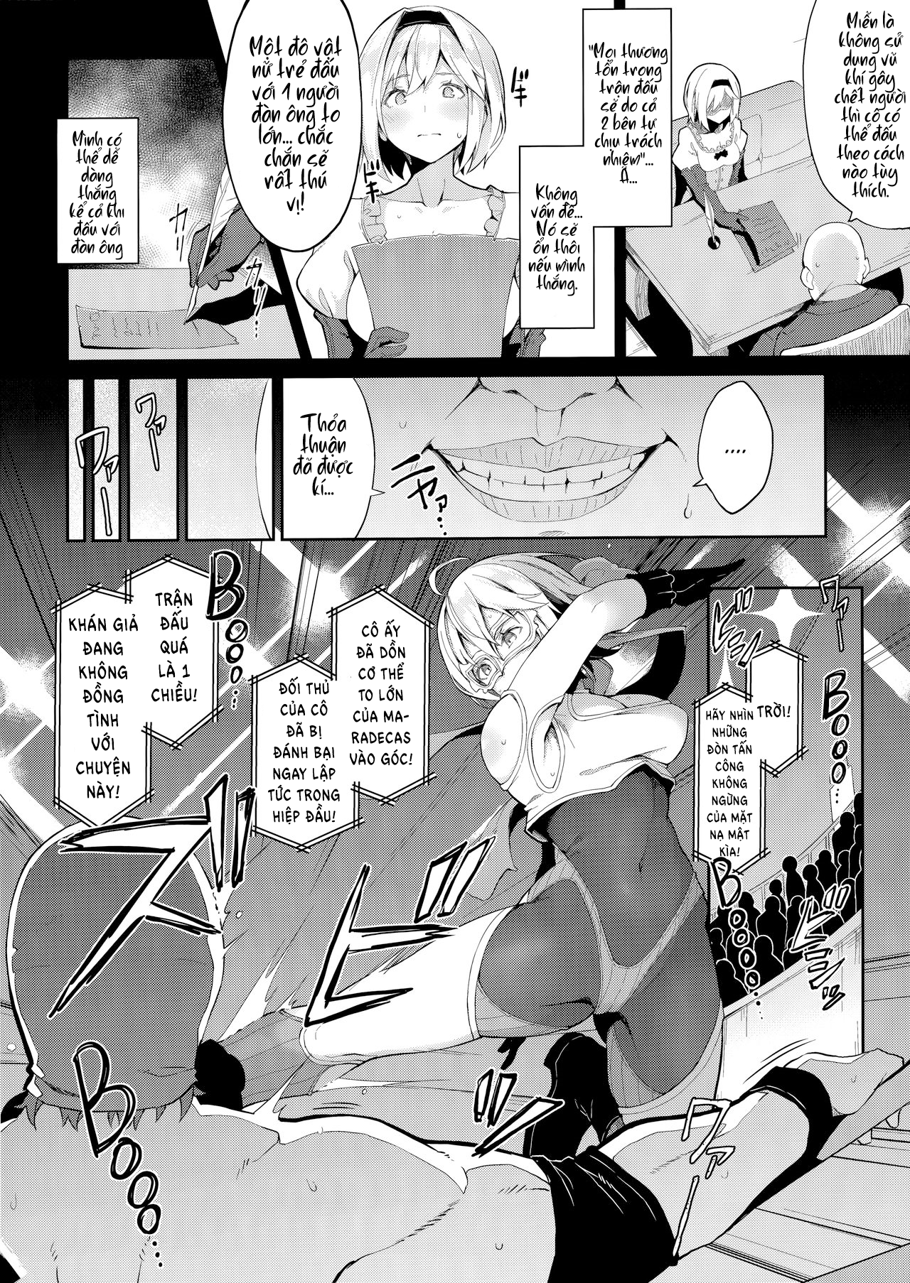 Đọc truyện hentai Djeeta vì quá bá đạo trong giải đấu vật nữ - Oneshot