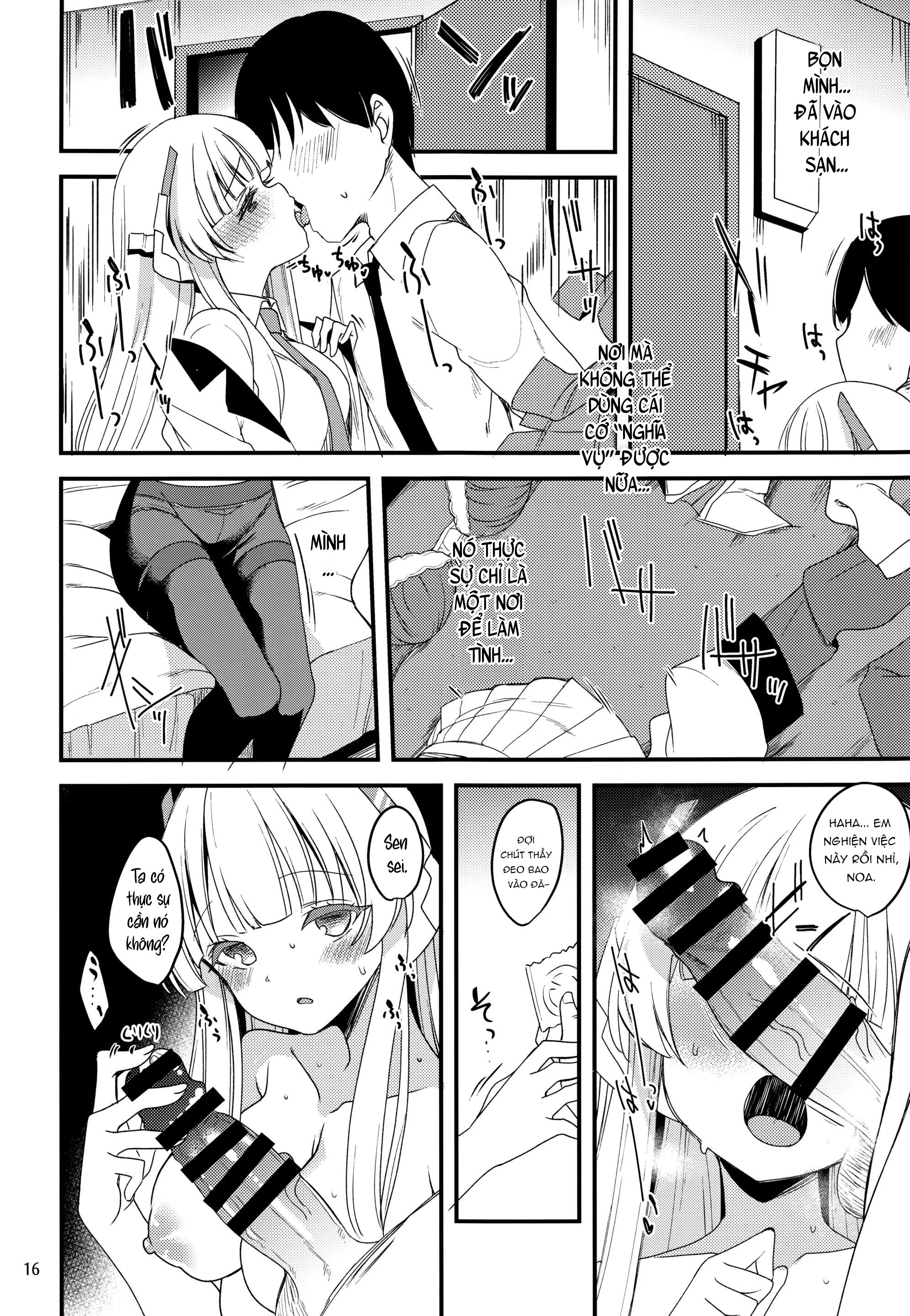 Đọc truyện hentai Sensei! Đừng nói chuyện này cho yuuka biết nhé! - Oneshot nứng