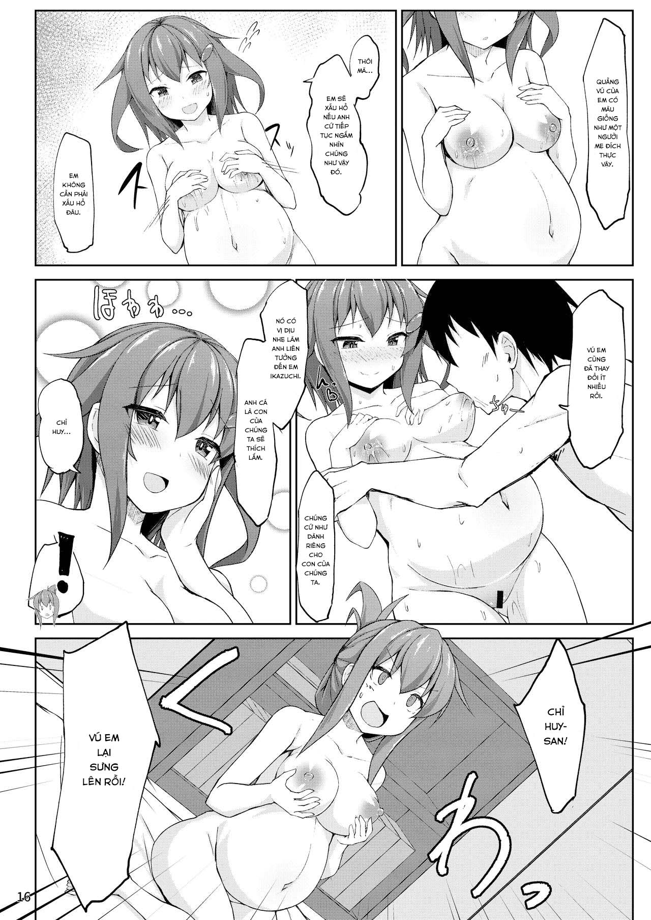 Đọc truyện hentai Ikazuchi và Inazuma muốn em bé của chỉ huy!! (Kantai Collection -KanColle-) - Chap 2: END