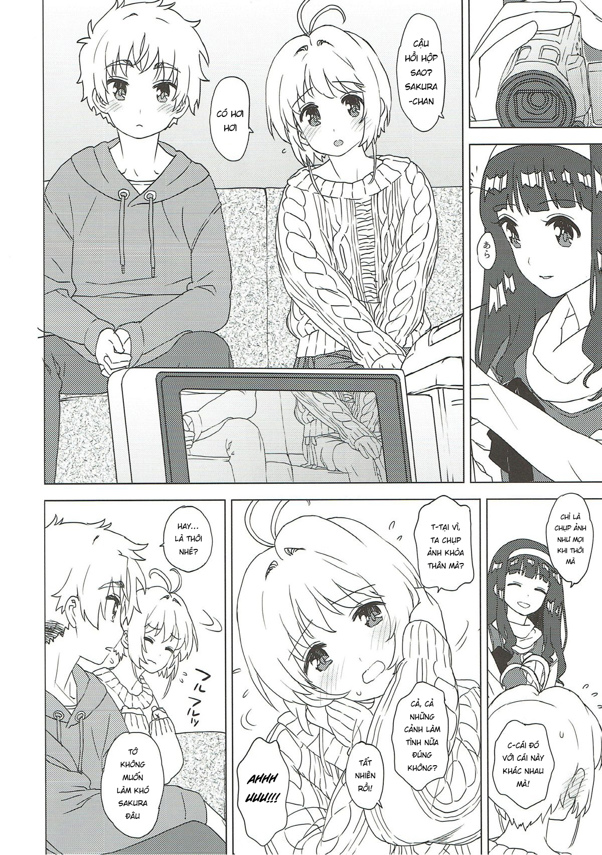 Đọc truyện hentai Làm video cùng Sakura và Syaoran - Oneshot