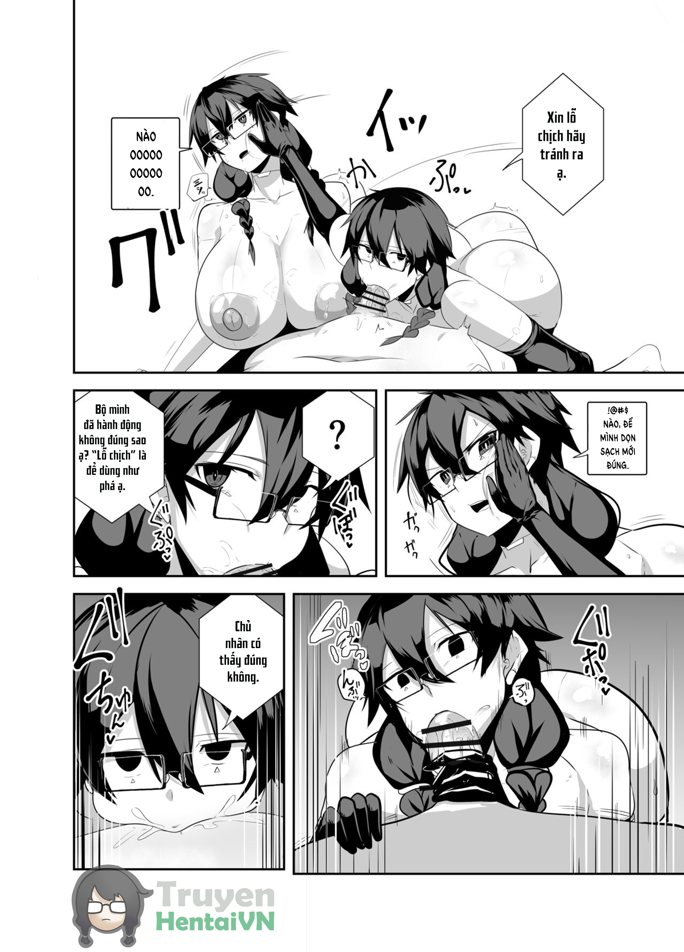 Đọc truyện hentai Android no Osananajimi Tachi to Chitsu Onahoecchi Suru Hanashi - oneshot