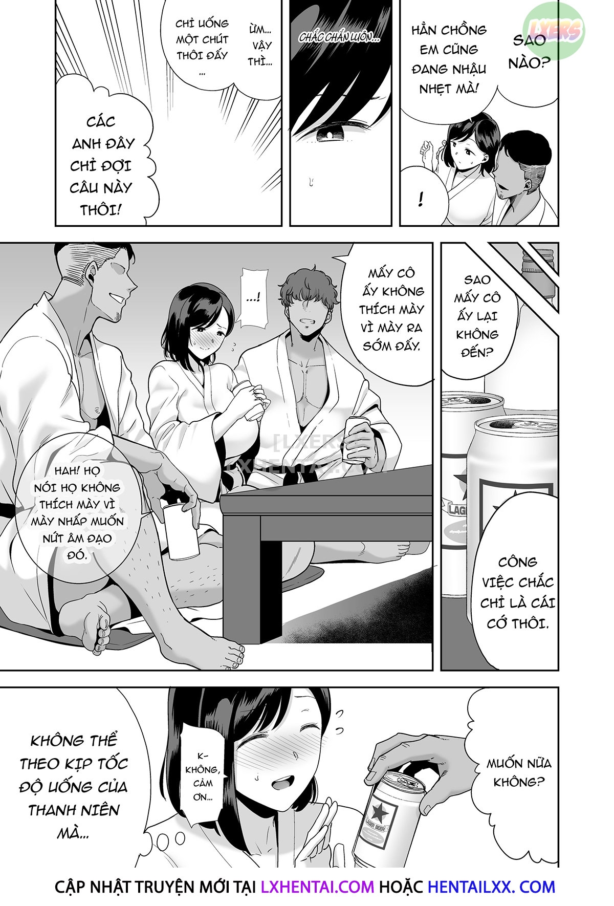 Đọc truyện hentai Natsuzuma ~Natsu, Ryokan, Nanpa Otoko-Tachi Ni Ochita Tsuma~ - Chap 1 - Không che