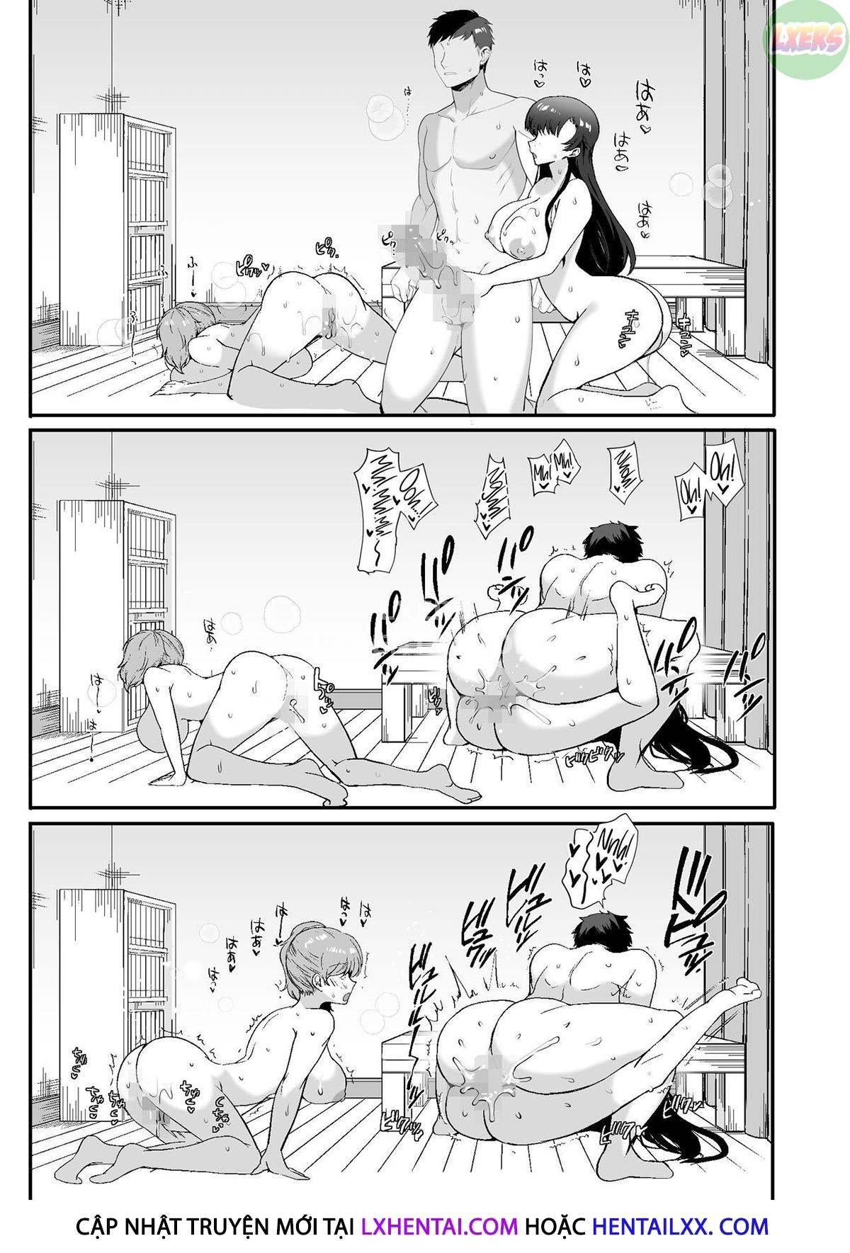 Đọc truyện hentai My Roommates Are Way Too Lewd ~Living In A One-Room Apartment With Two Perverted Sisters~ - Chap 3 - [END]