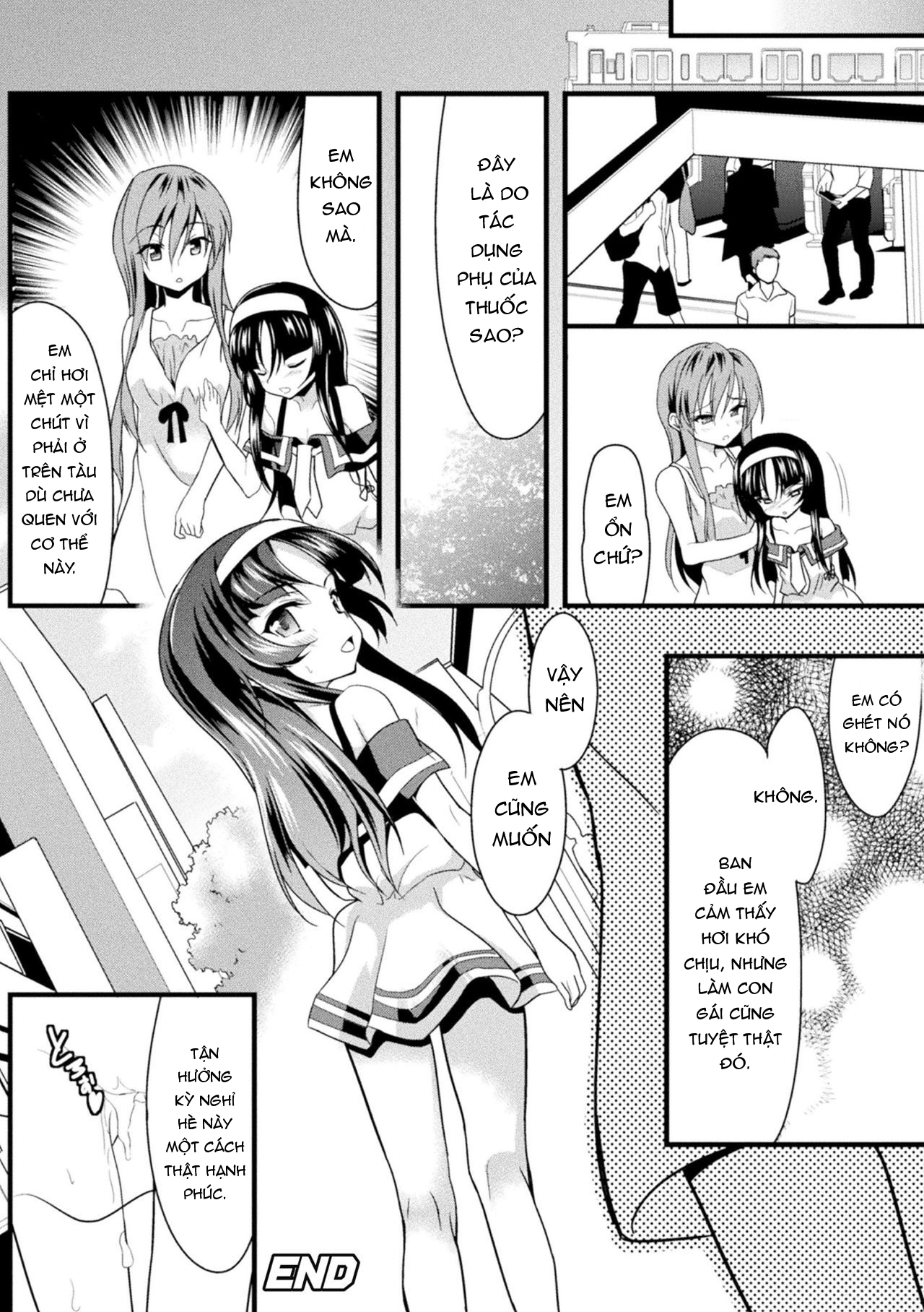 Đọc truyện hentai Kaisoku Kyuukou Kyousei Fuck - Rapid Express Forced Fuck - Oneshot